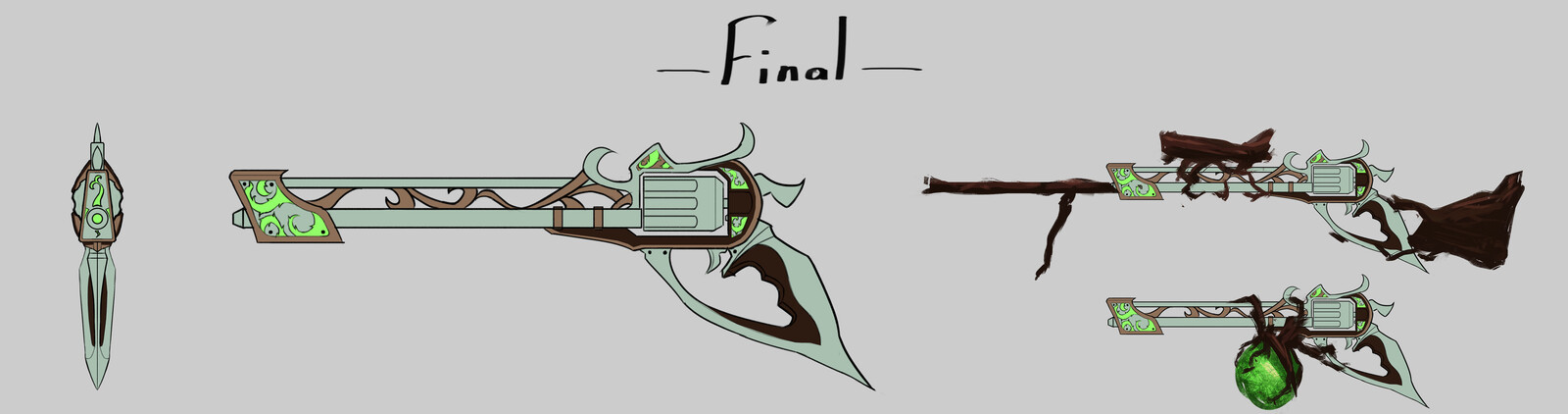 final concept for the gun with a couple of modifications