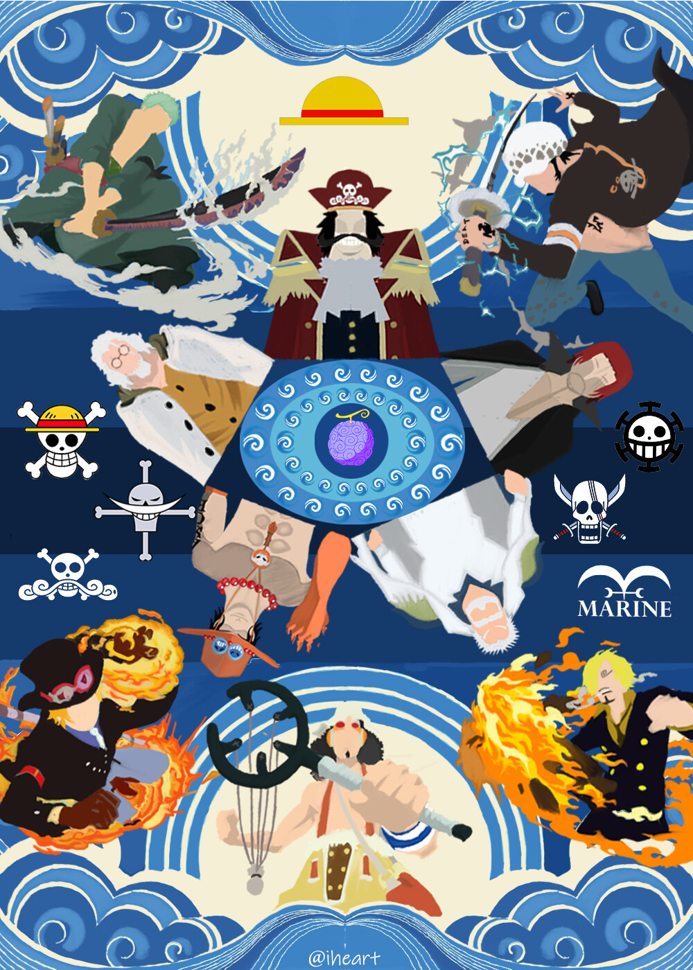 artstation one piece minimalist