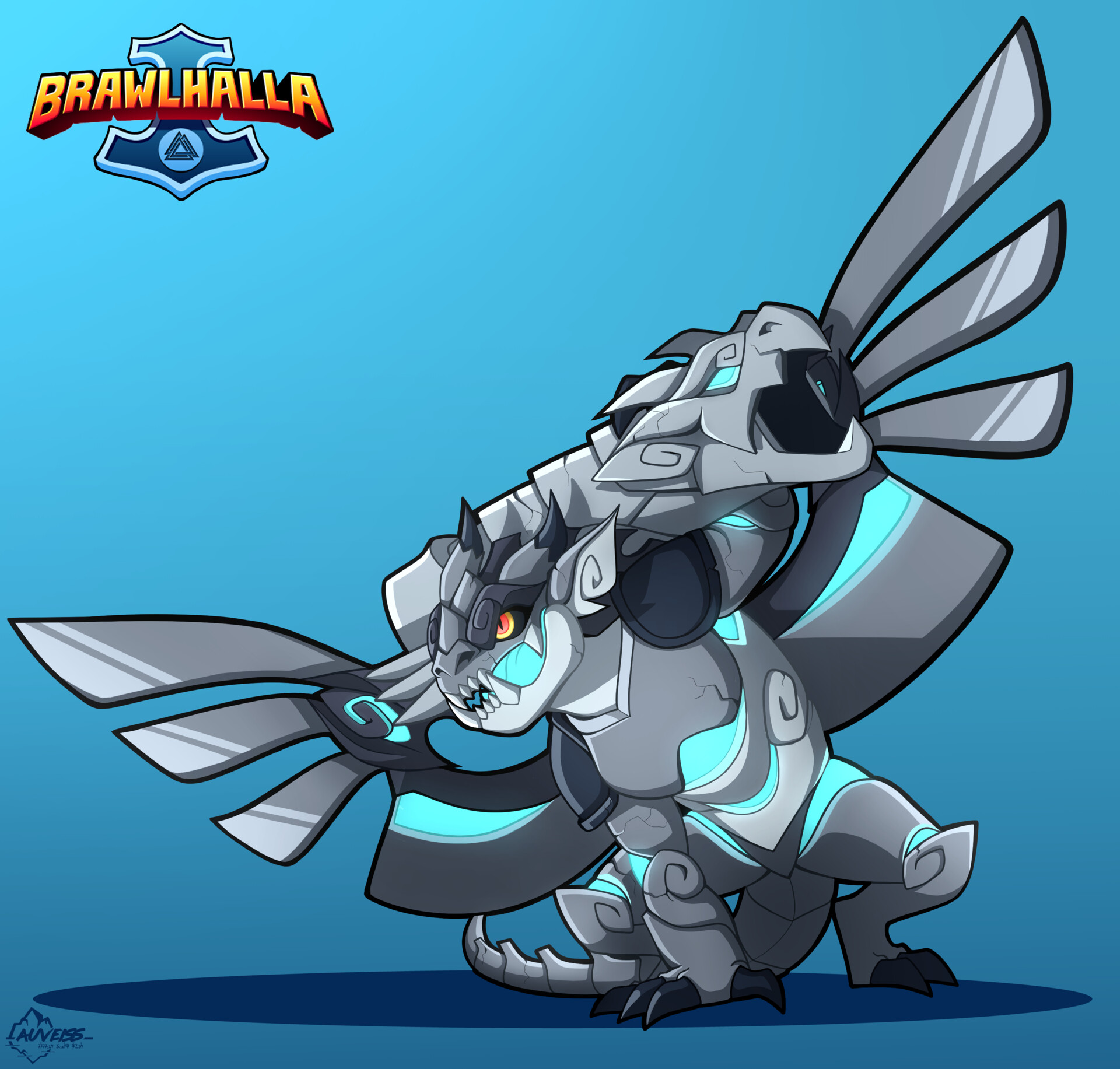 ArtStation Fanart of Onyx from Brawlhalla