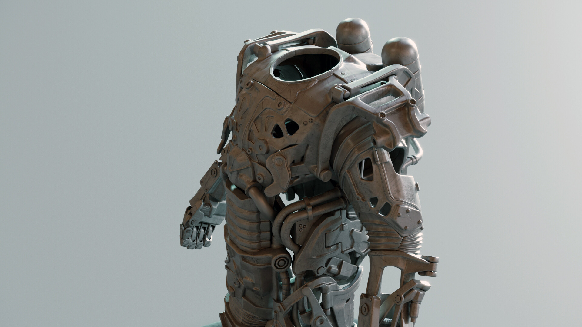 Artstation Fallout 4 Power Armor Frame