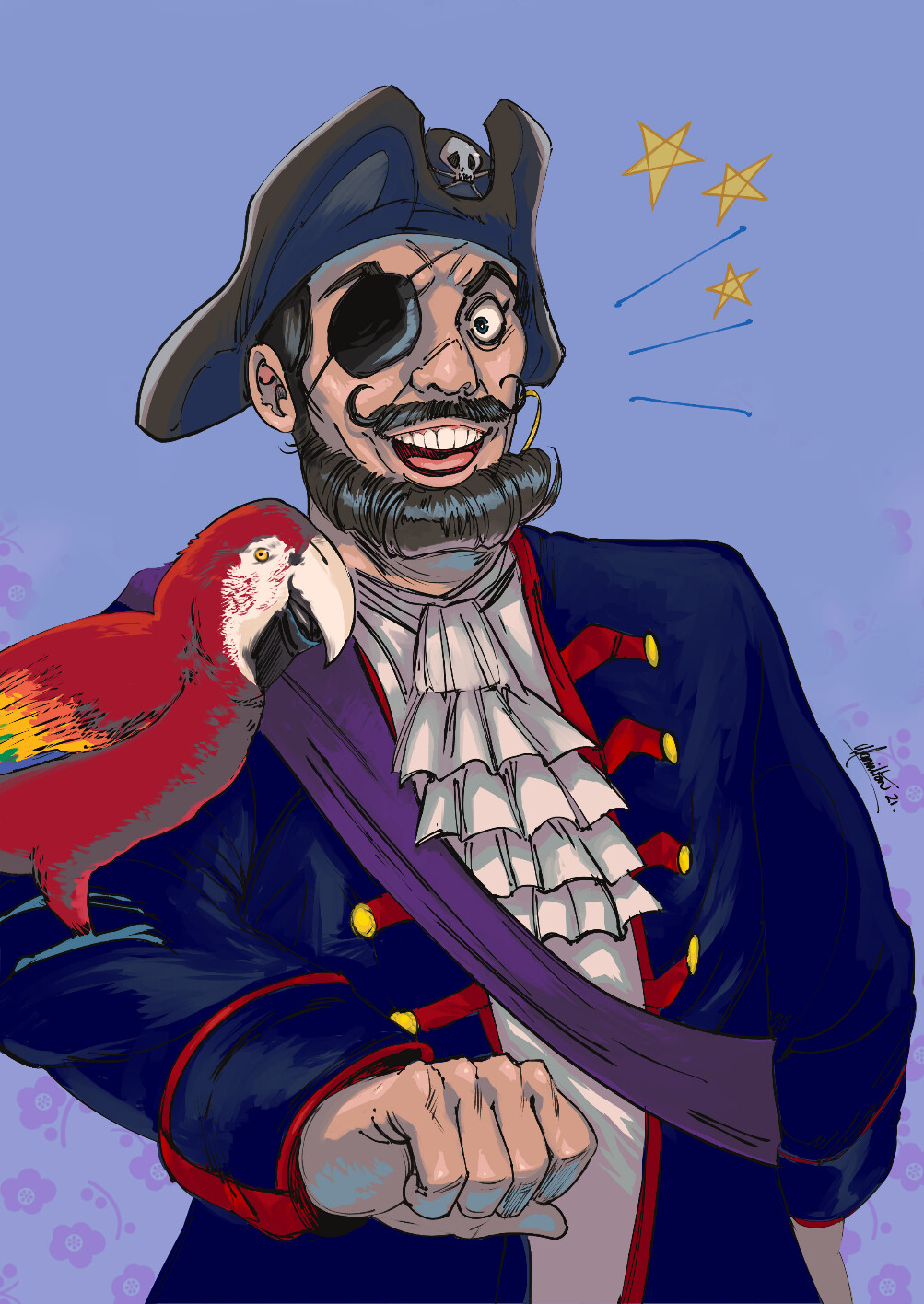 Robbie Rotten as a pirate!