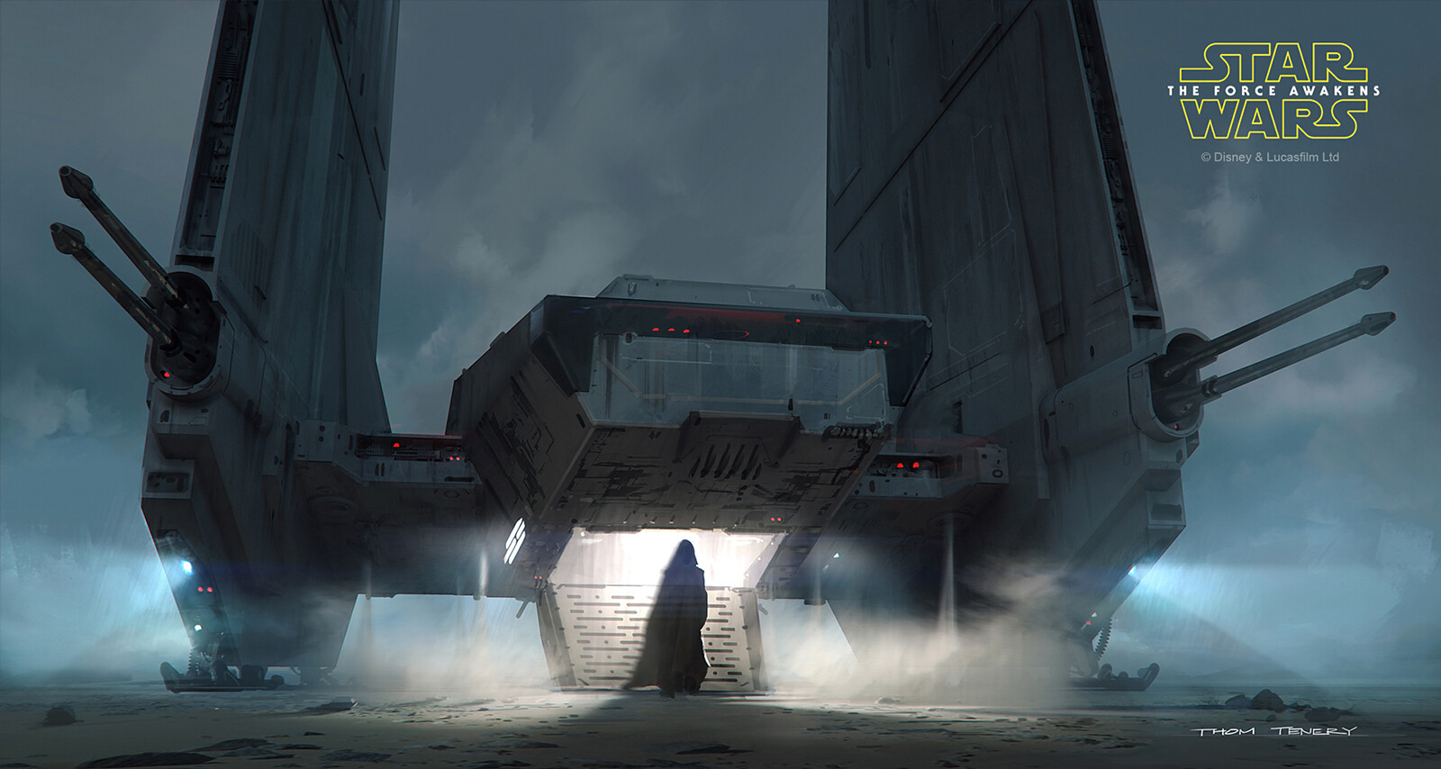 ArtStation Kylo Ren s Command Ship Star Wars The Force Awakens