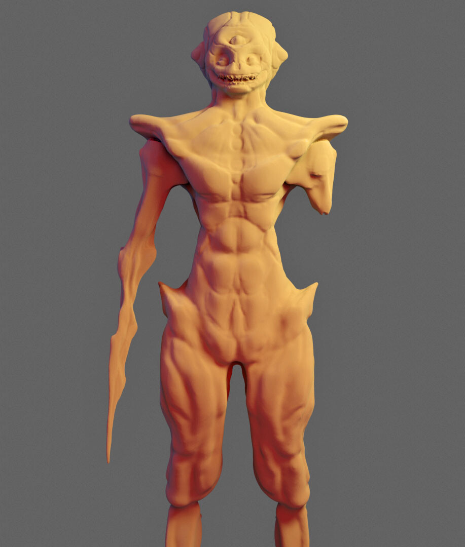 ArtStation - скульп персонажа