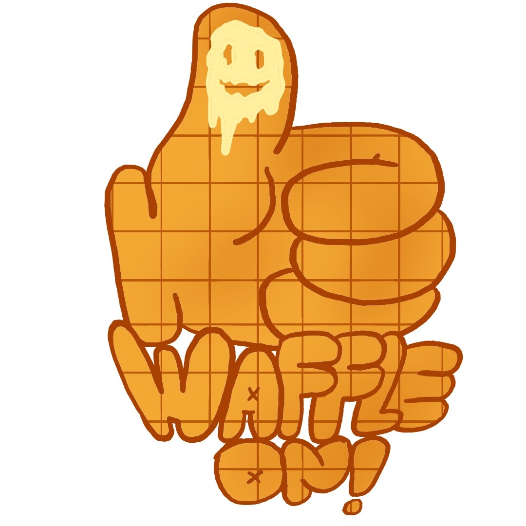 ArtStation Waffle Twitch Emote commission