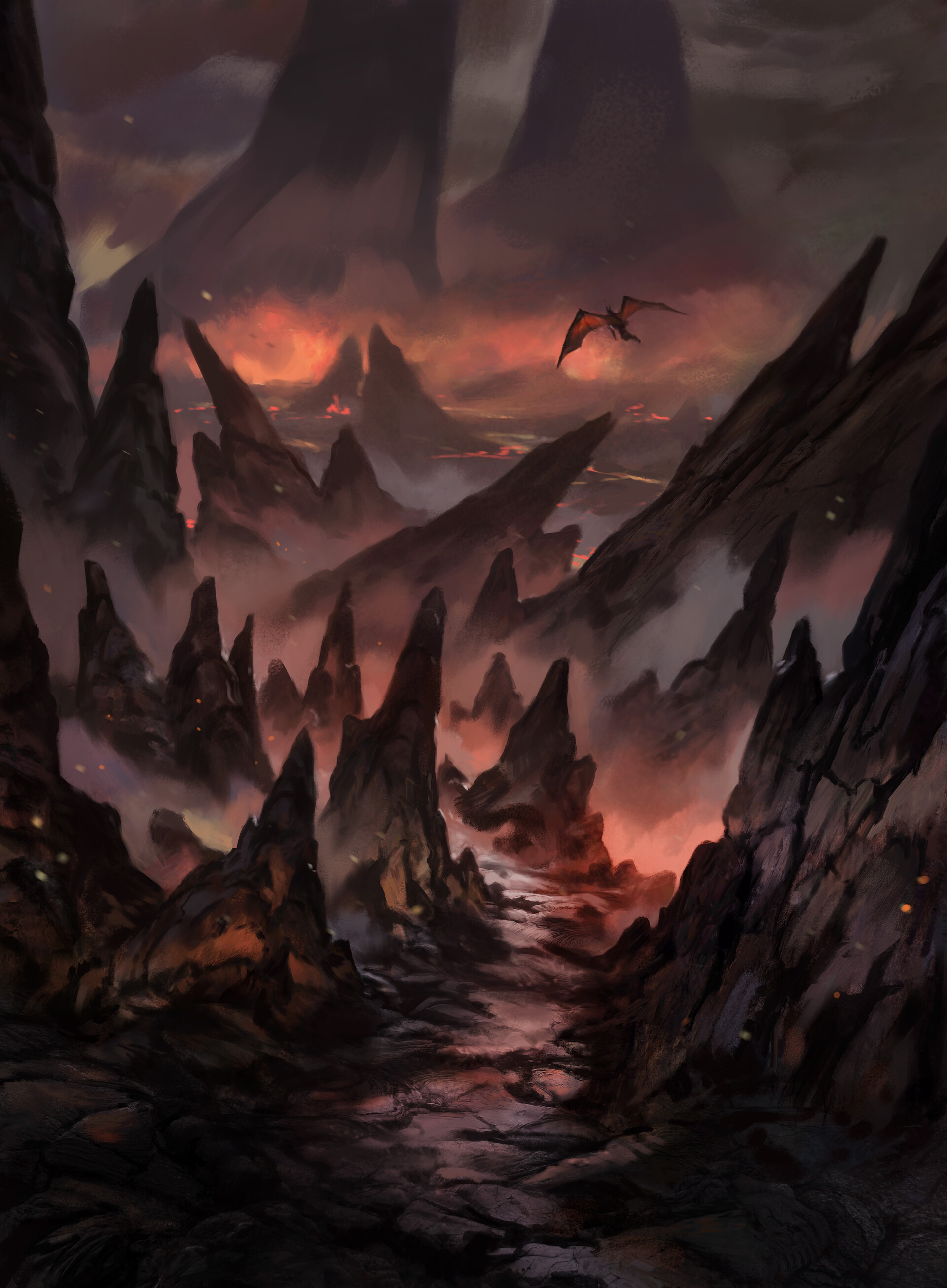 ArtStation - MTG - Grimclimb Pathway