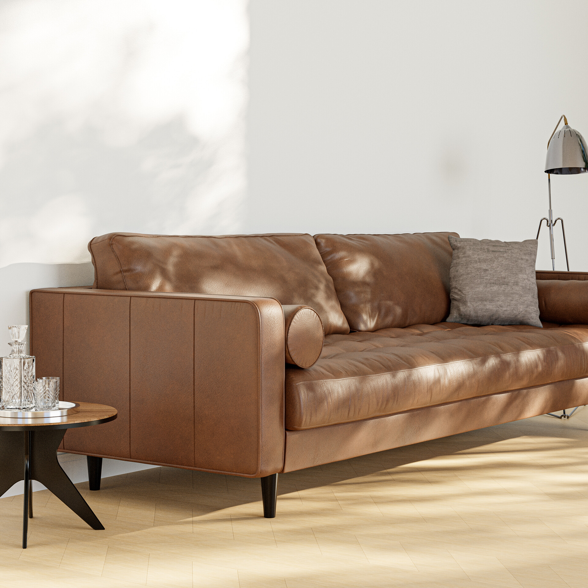 ArtStation - Leather sofa