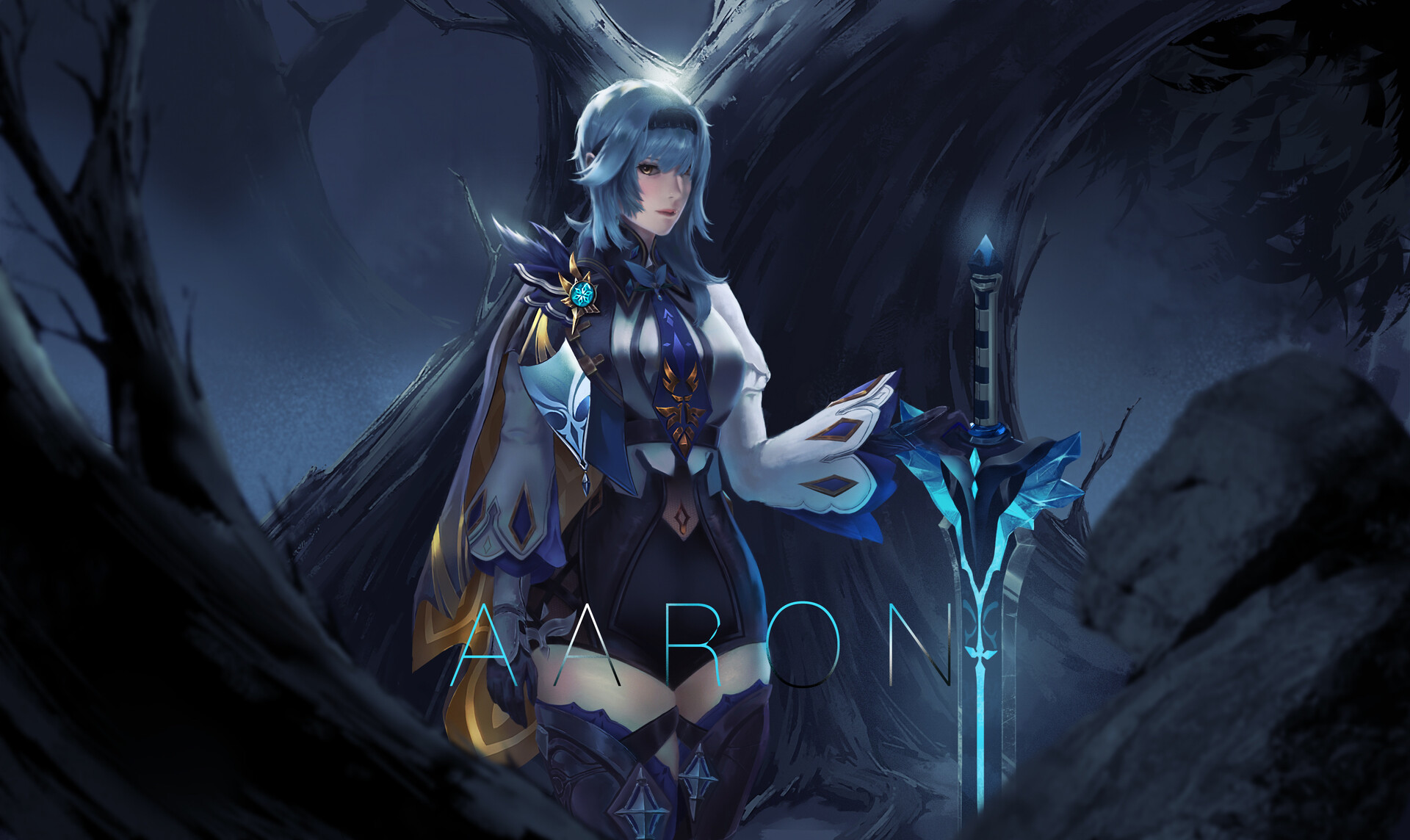 Artstation 原神优菈genshin Eula