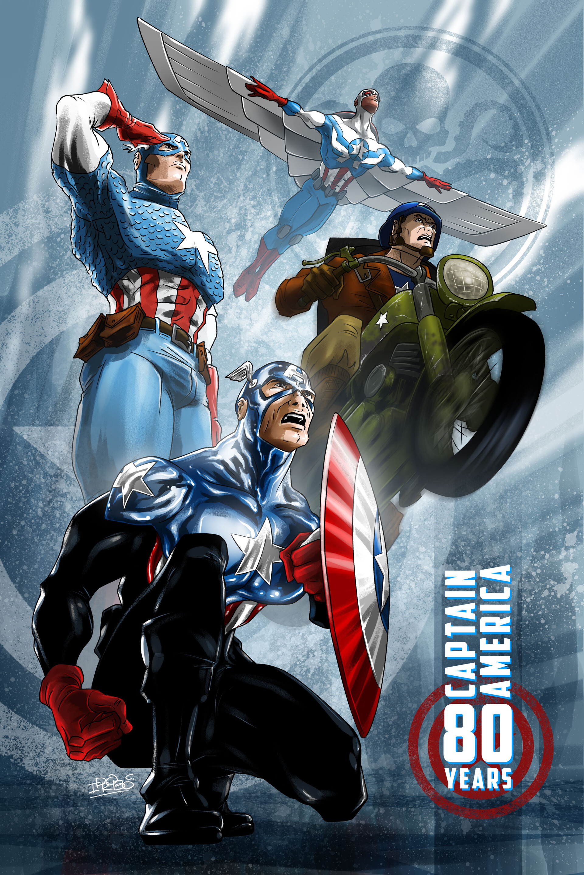 Captain america discount 80 years