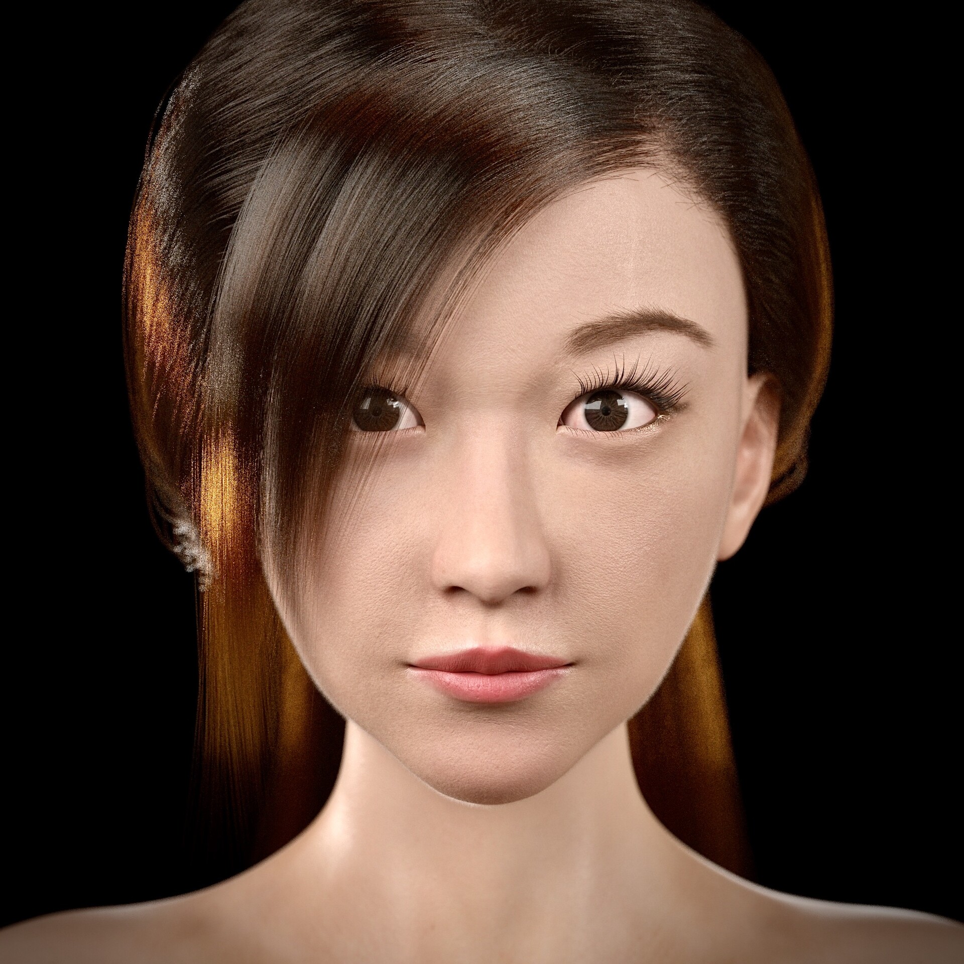 ArtStation - A Chinese Girl - updated version