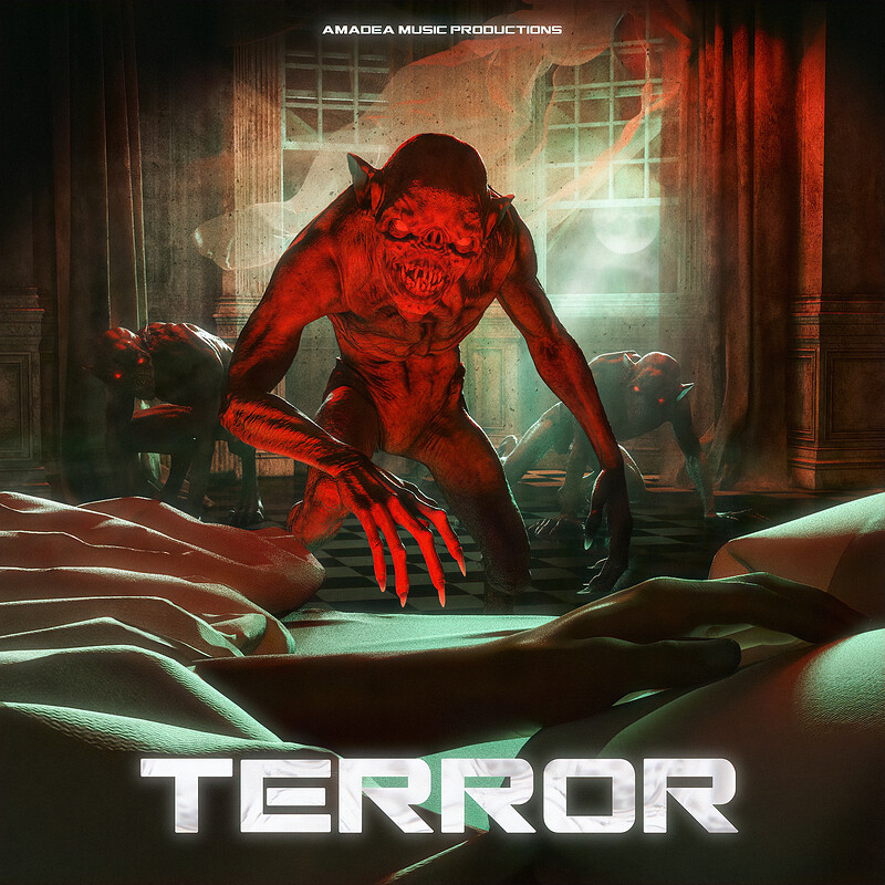 🔴 3D Album cover ''TERROR" by Paradoxunlocks