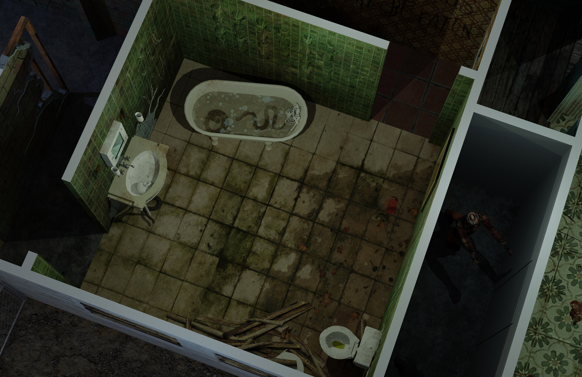 Doug Spencer Haunted House Attraction Concept Bathdroom