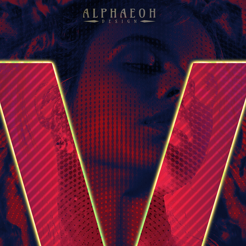 Cyberpunk Tarot Design "V"