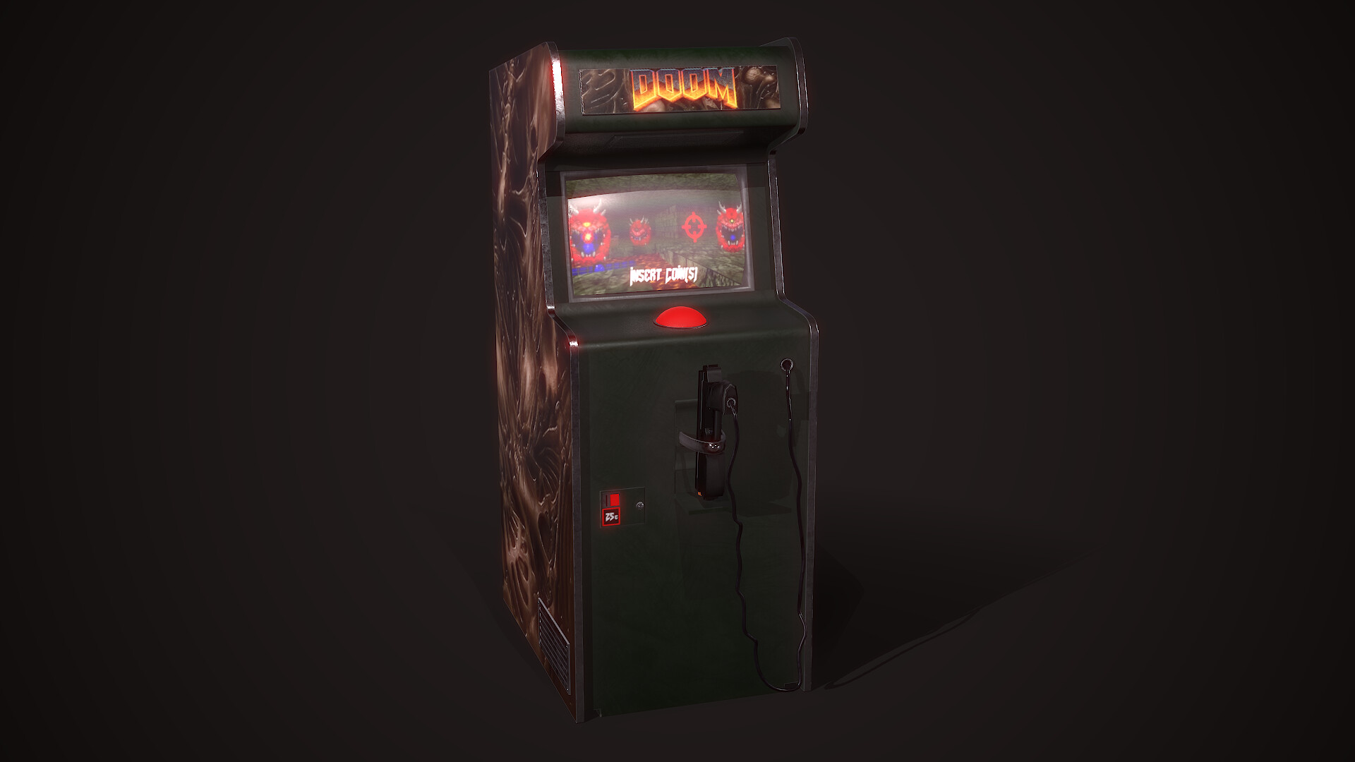 Sam Green DOOM Light Gun Arcade Machine