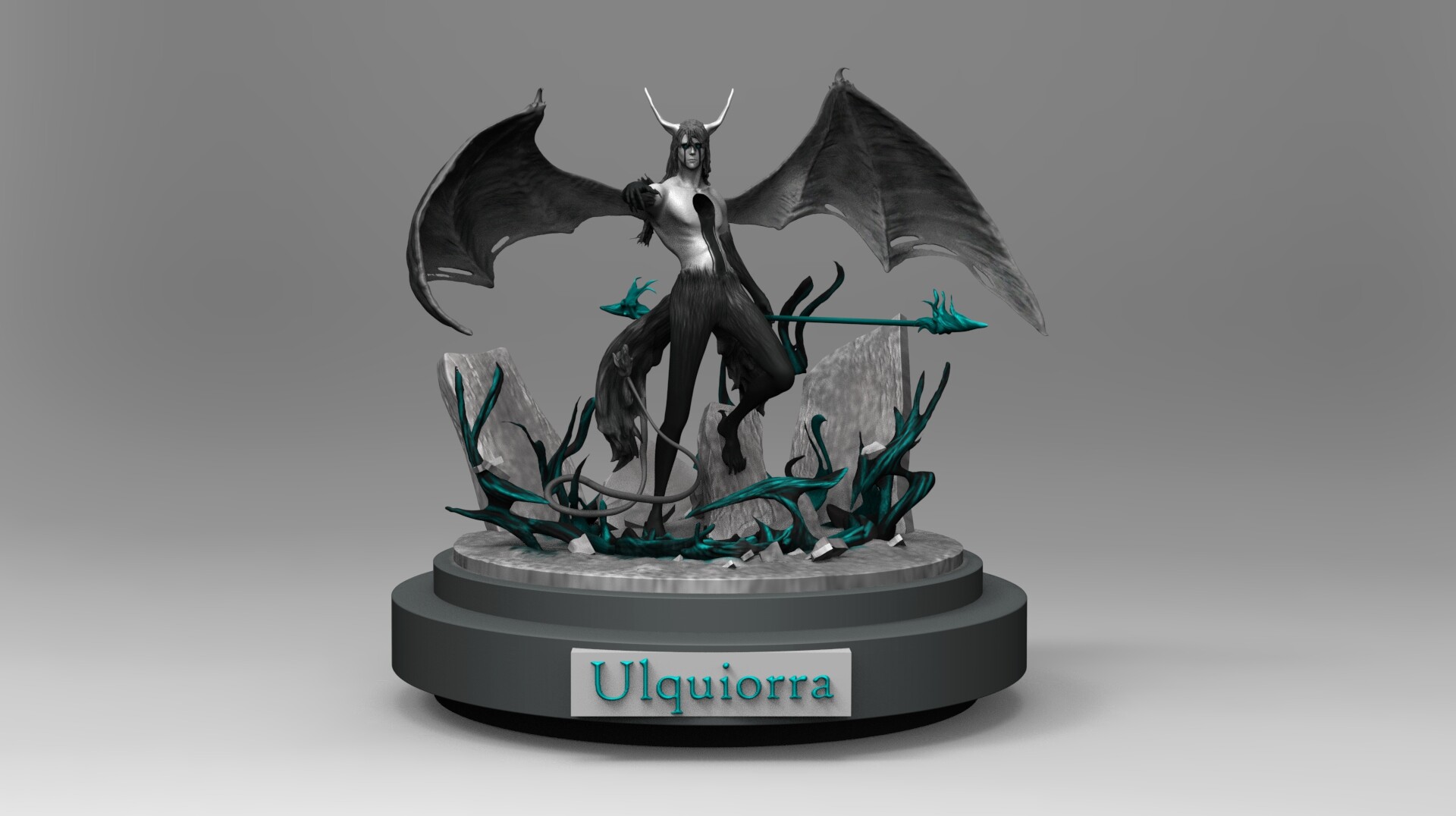 3D file ulquiorra cifer - bleach statue/figurine 💬・3D printer