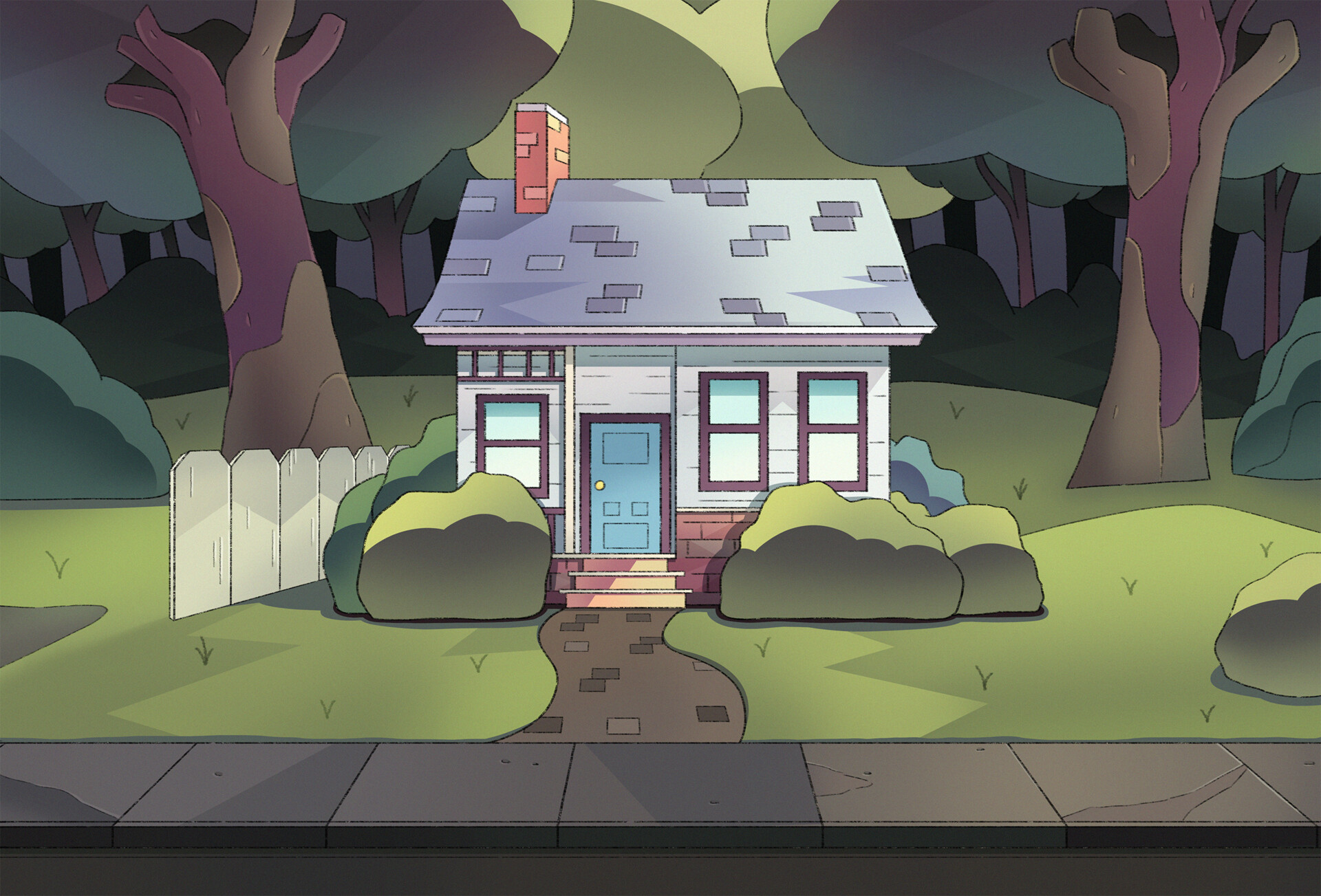 Justice Rho - The Owl House Cartoon, Luz's House Variation Study