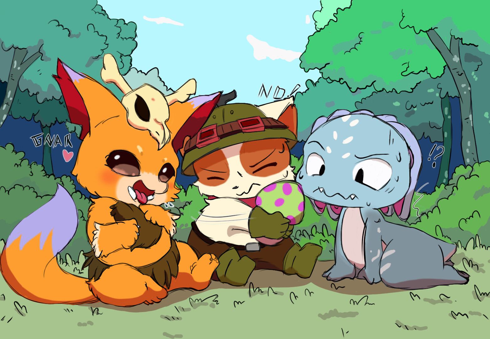 Practiced new style, Teemo,gnar , fizz chilling.