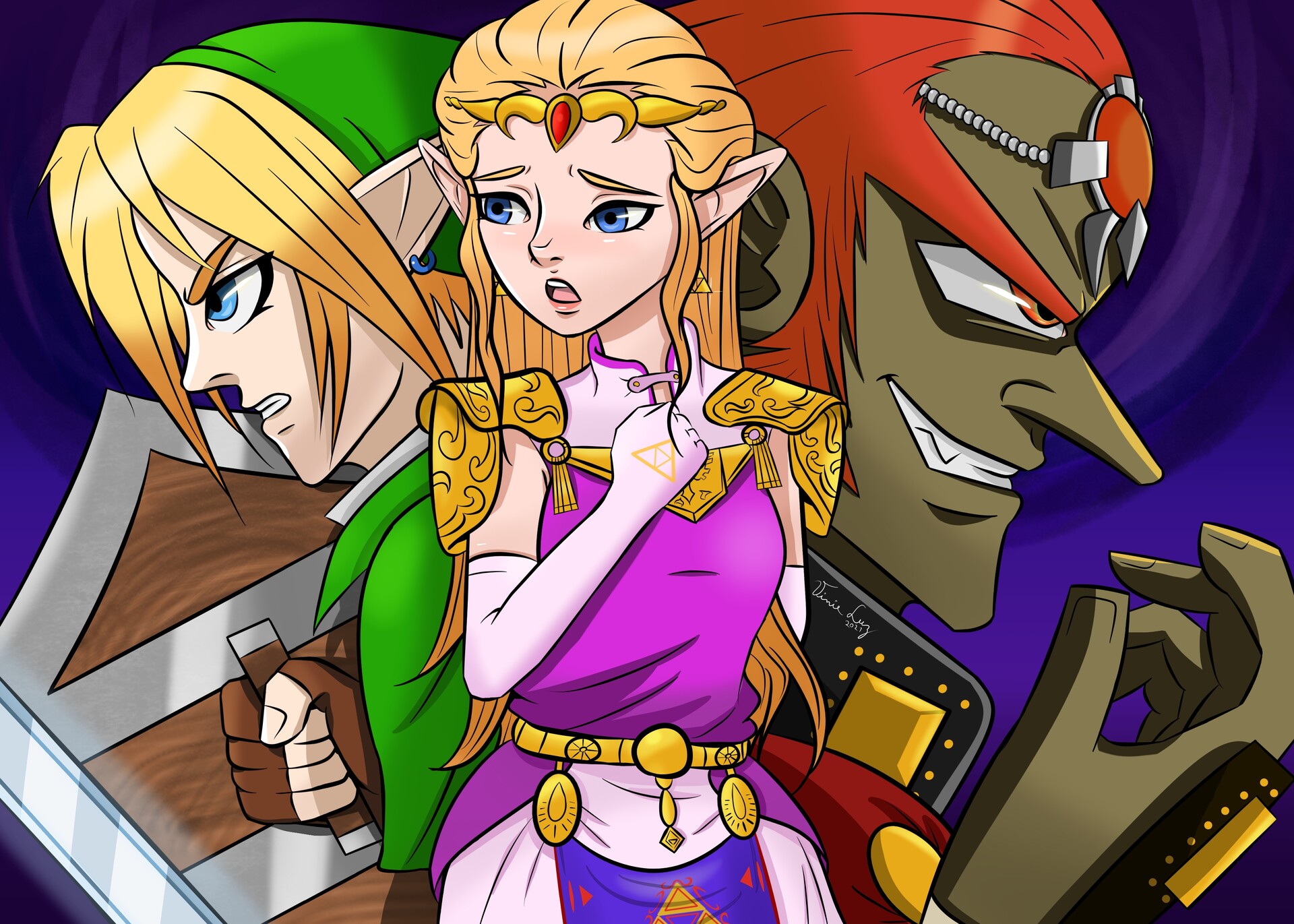 ArtStation - Zelda: A Link to the Past Fanart