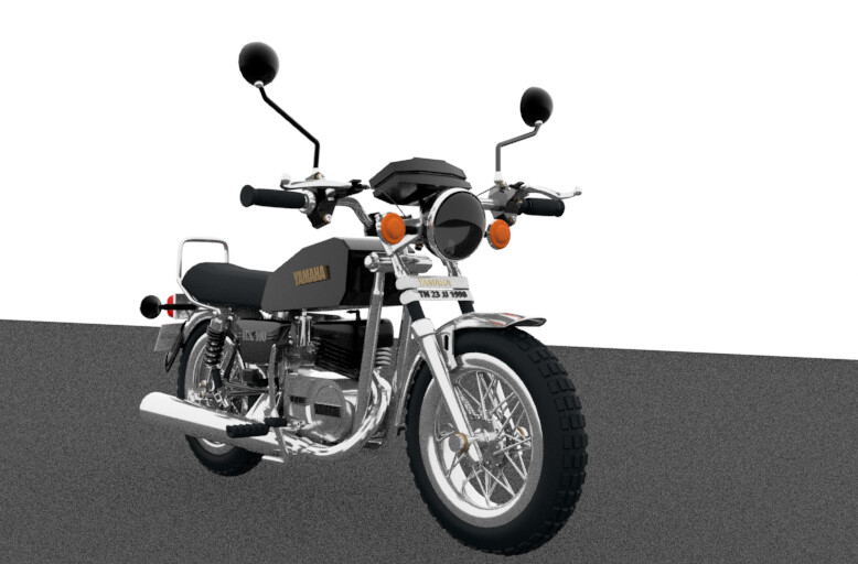 rx 100 bike painting