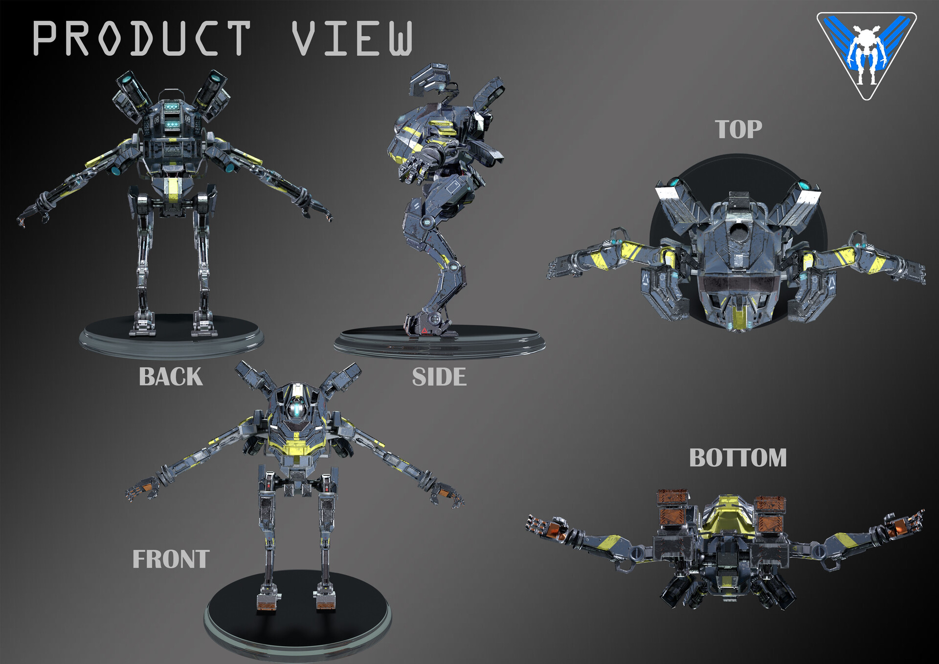 Northstar Titanfall 2 Fan art model Camo1 - 3D model by JoshJ3D