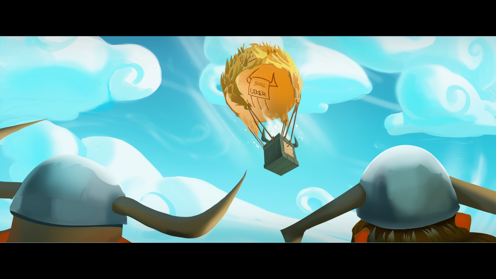 Only painting for this one
experimenting cloud's stylization