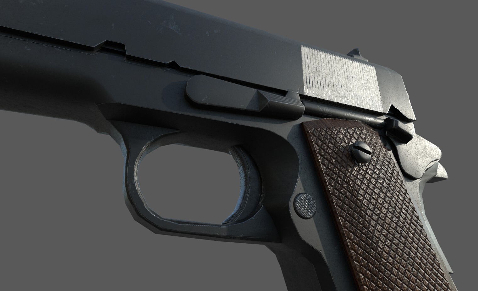 M1911 Pistol Game Asset