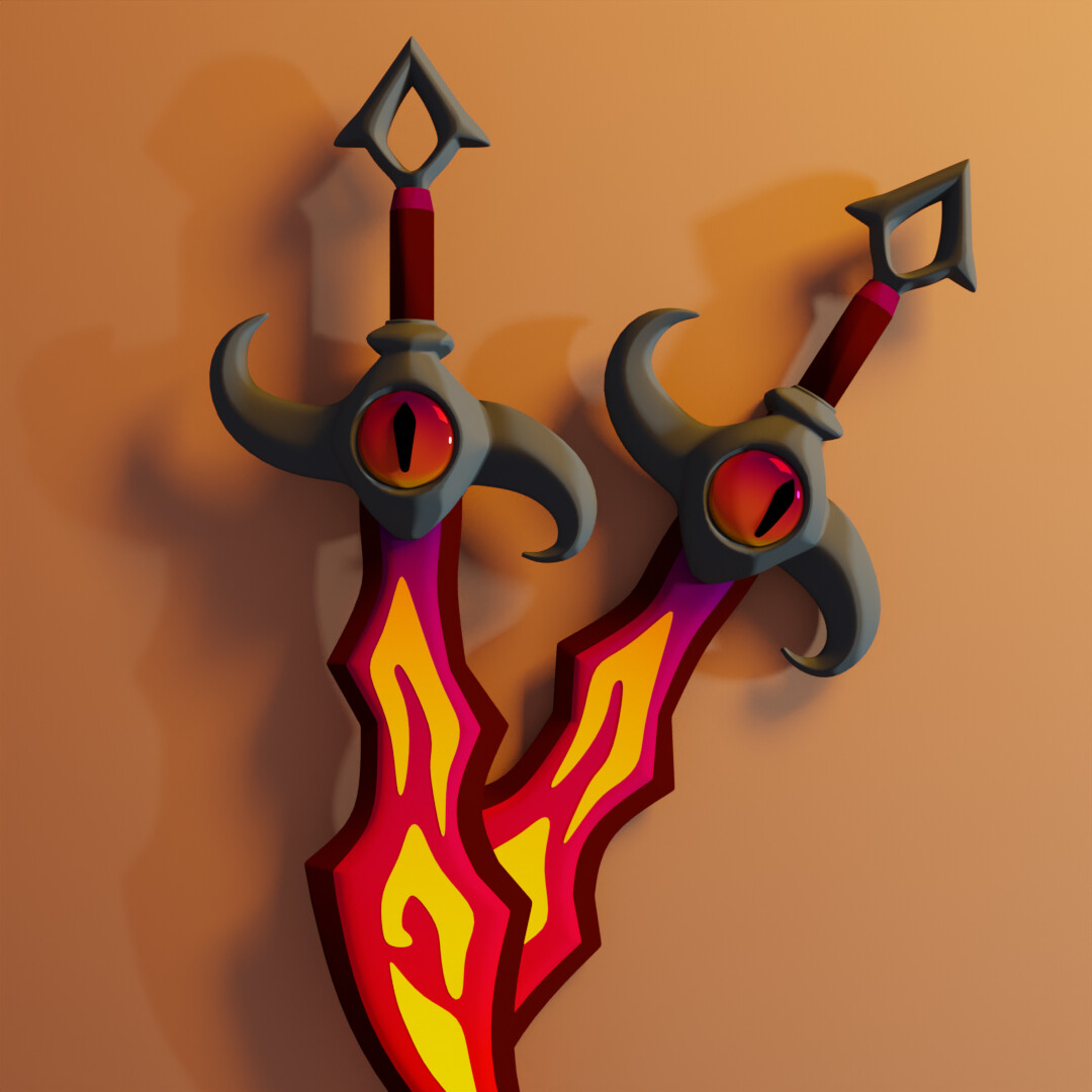 ArtStation Arcanist Shaco Blades League of Legends