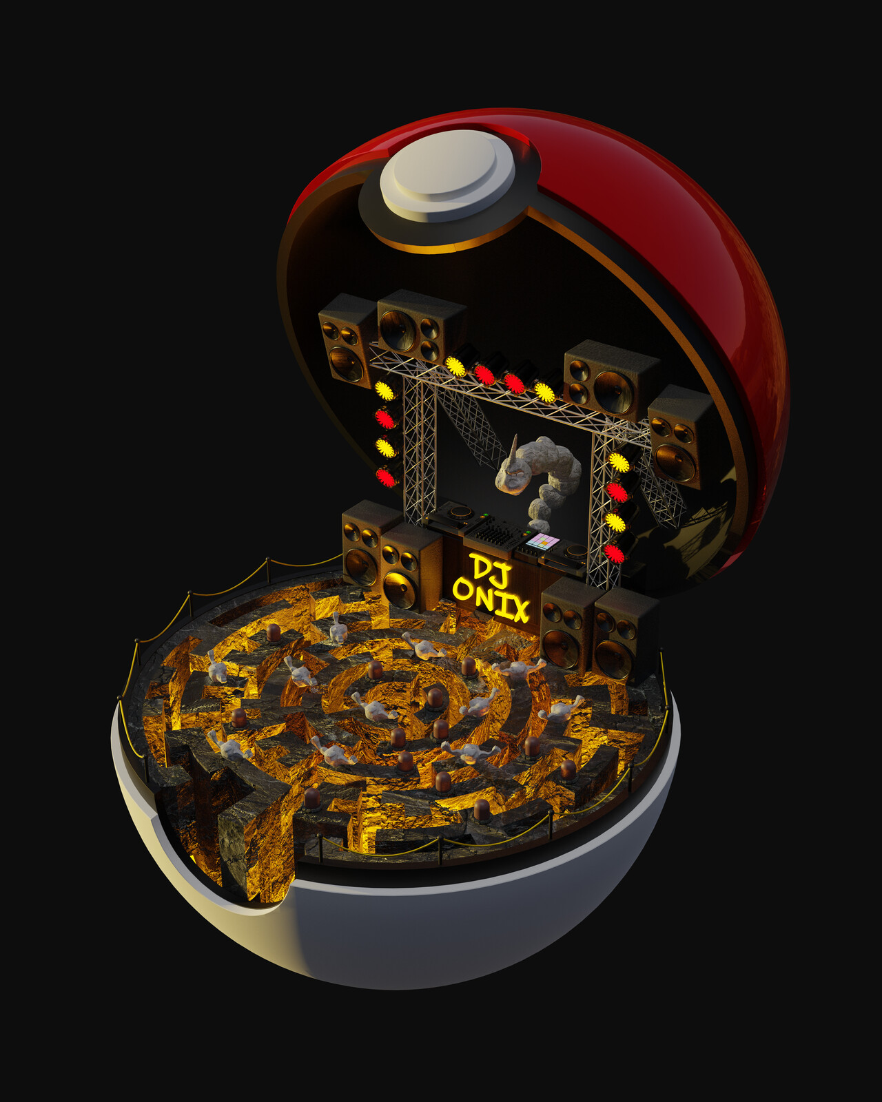 hobijist3d Pokemon + The Maze Runner + DJ Set