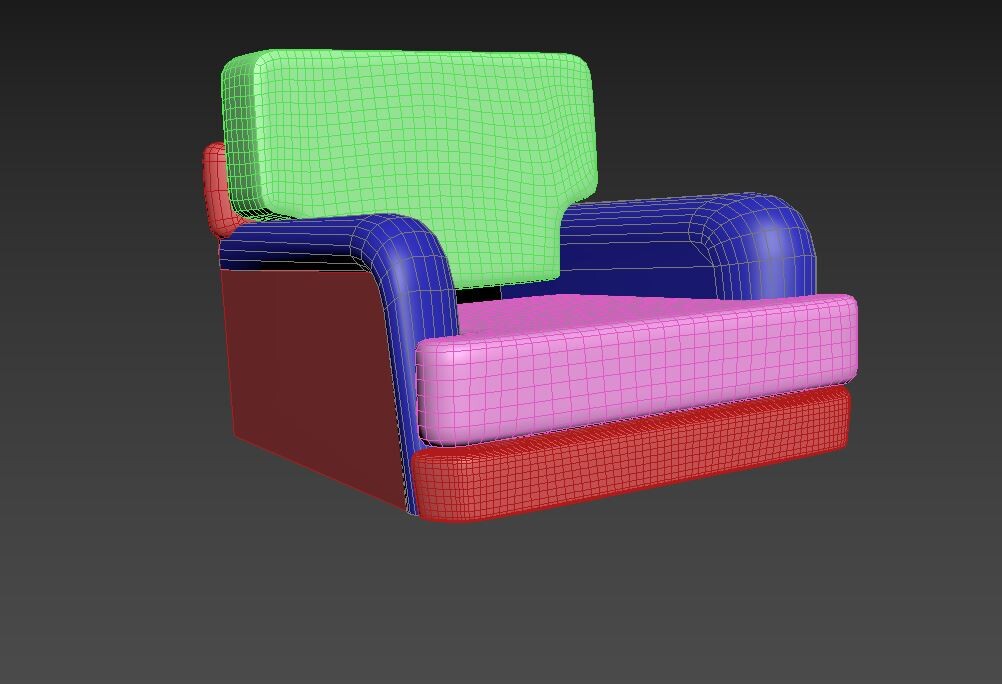 Progress 2/5 - Adding turbosmooths and refining the shape with soft selection and cage morphs.