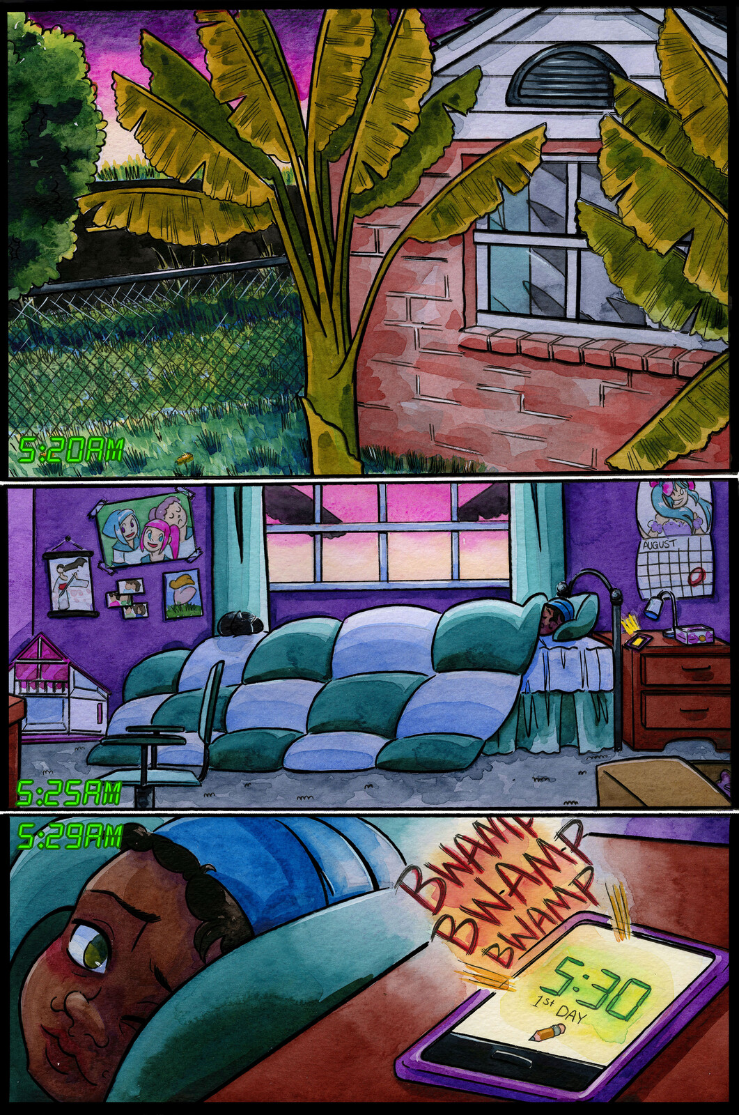 Sample Comic Page from Chapter 9 of 7" Kara