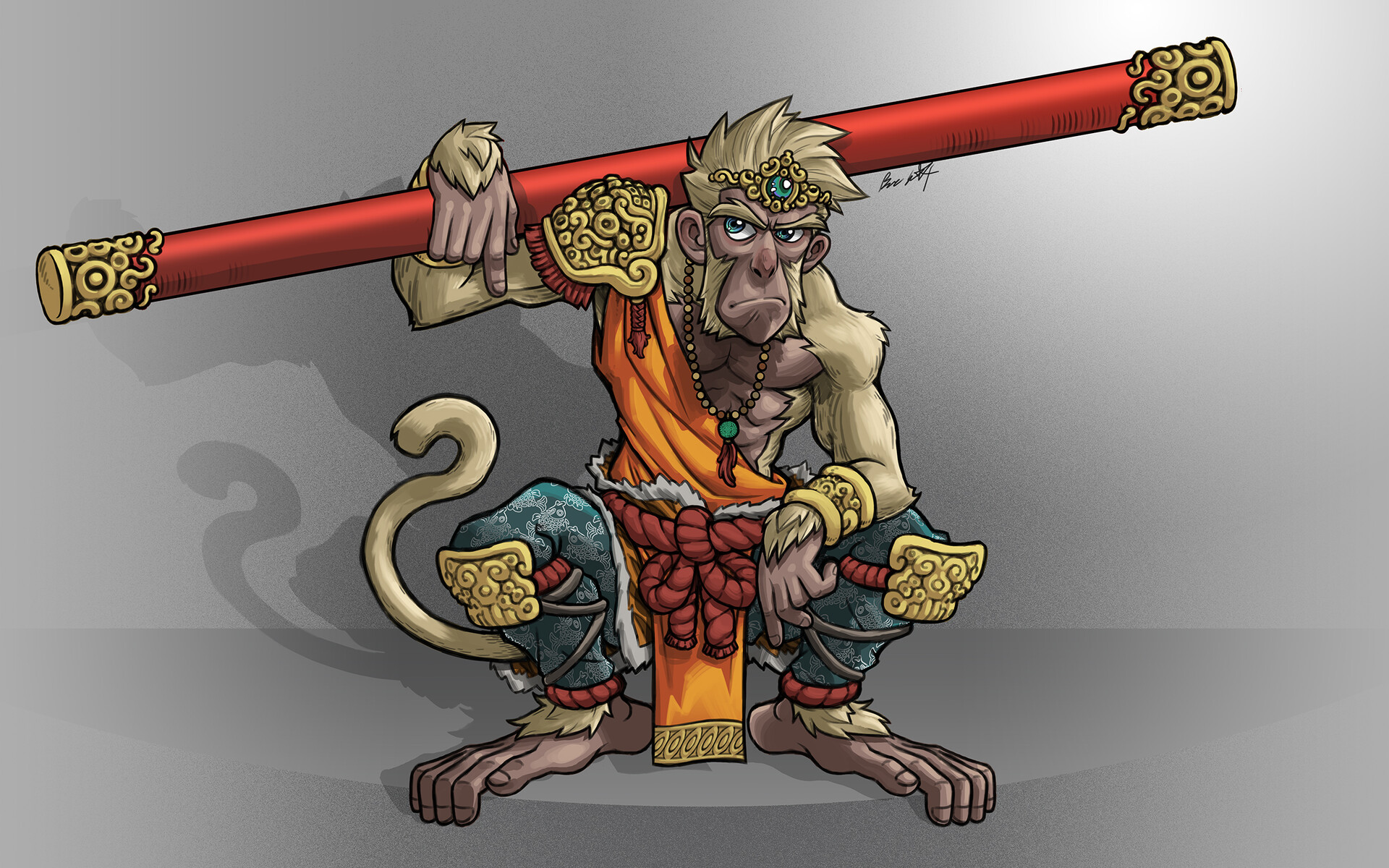 Artstation Son Wukong Bryce Corbett
