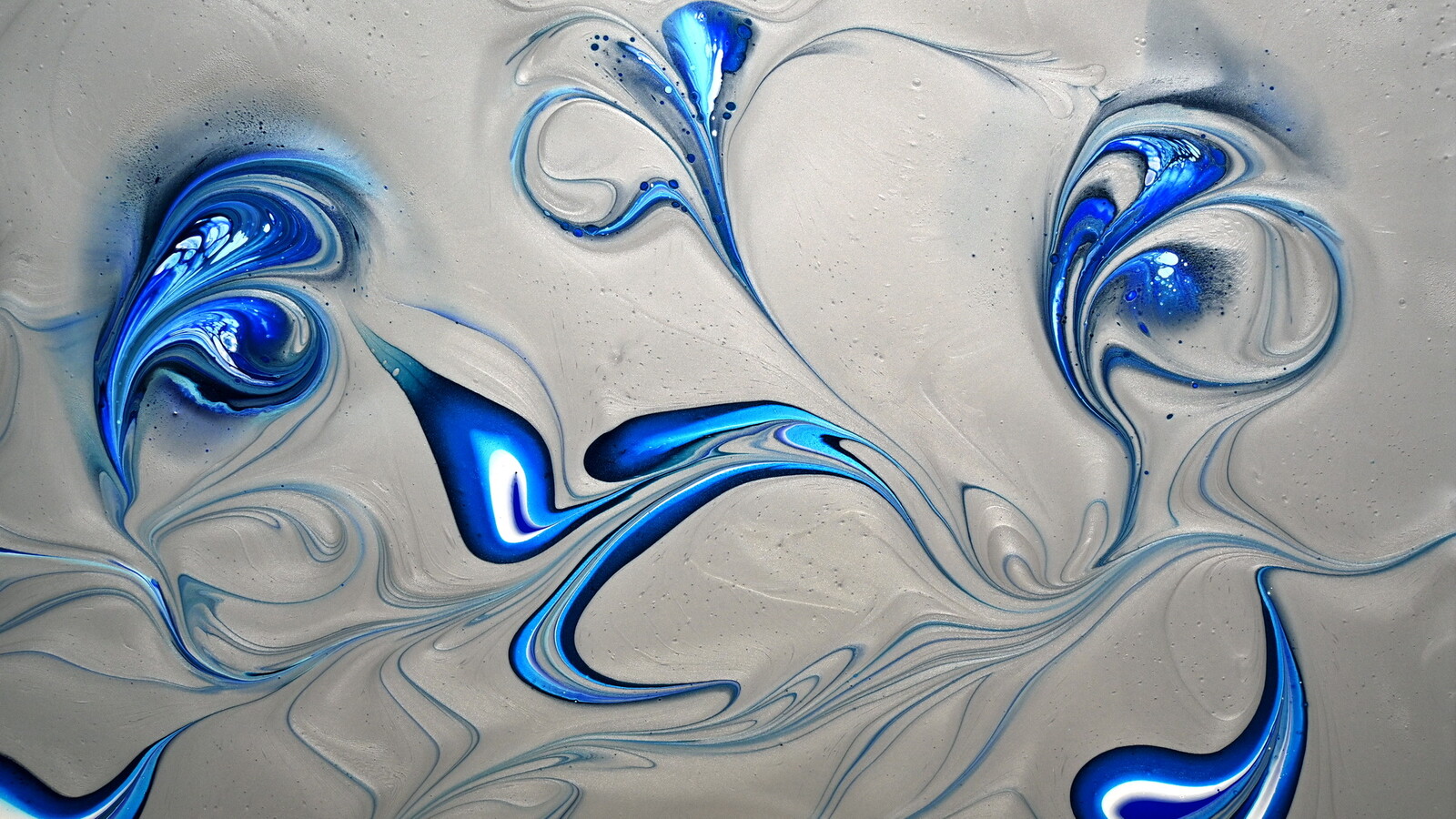 Fiona Art Painting with MARBLES and GLOVE Acrylic pour painting