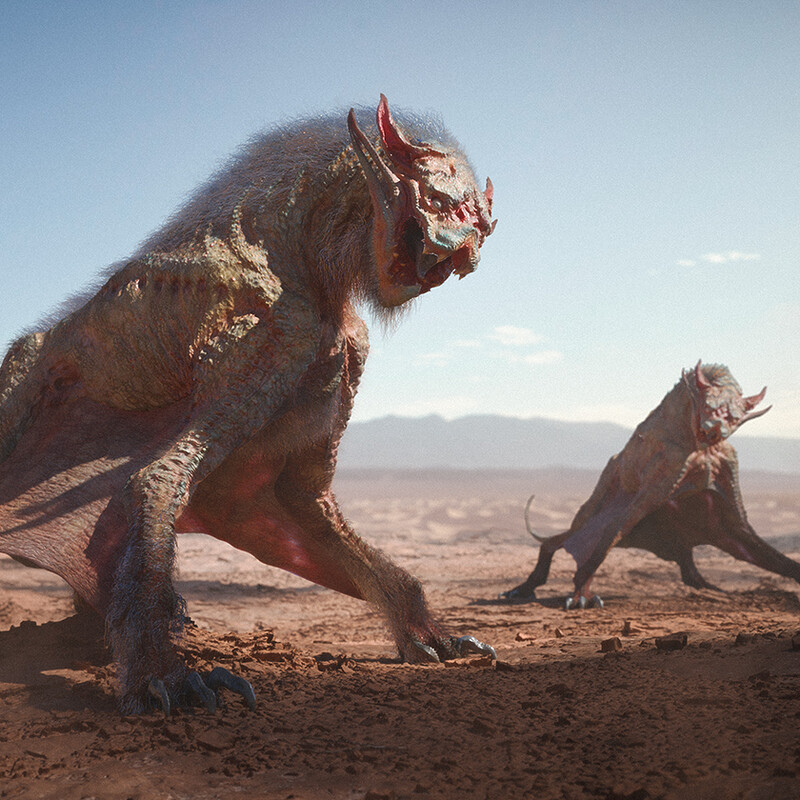 Cliff gliders - creature design