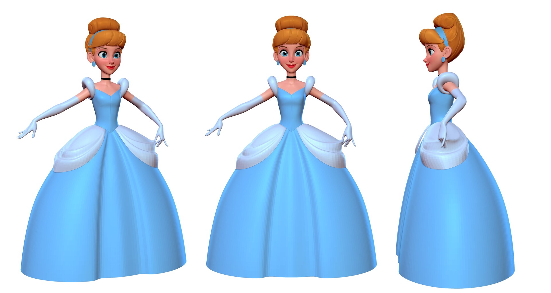ArtStation - Cinderella from Wreck It Ralph 2