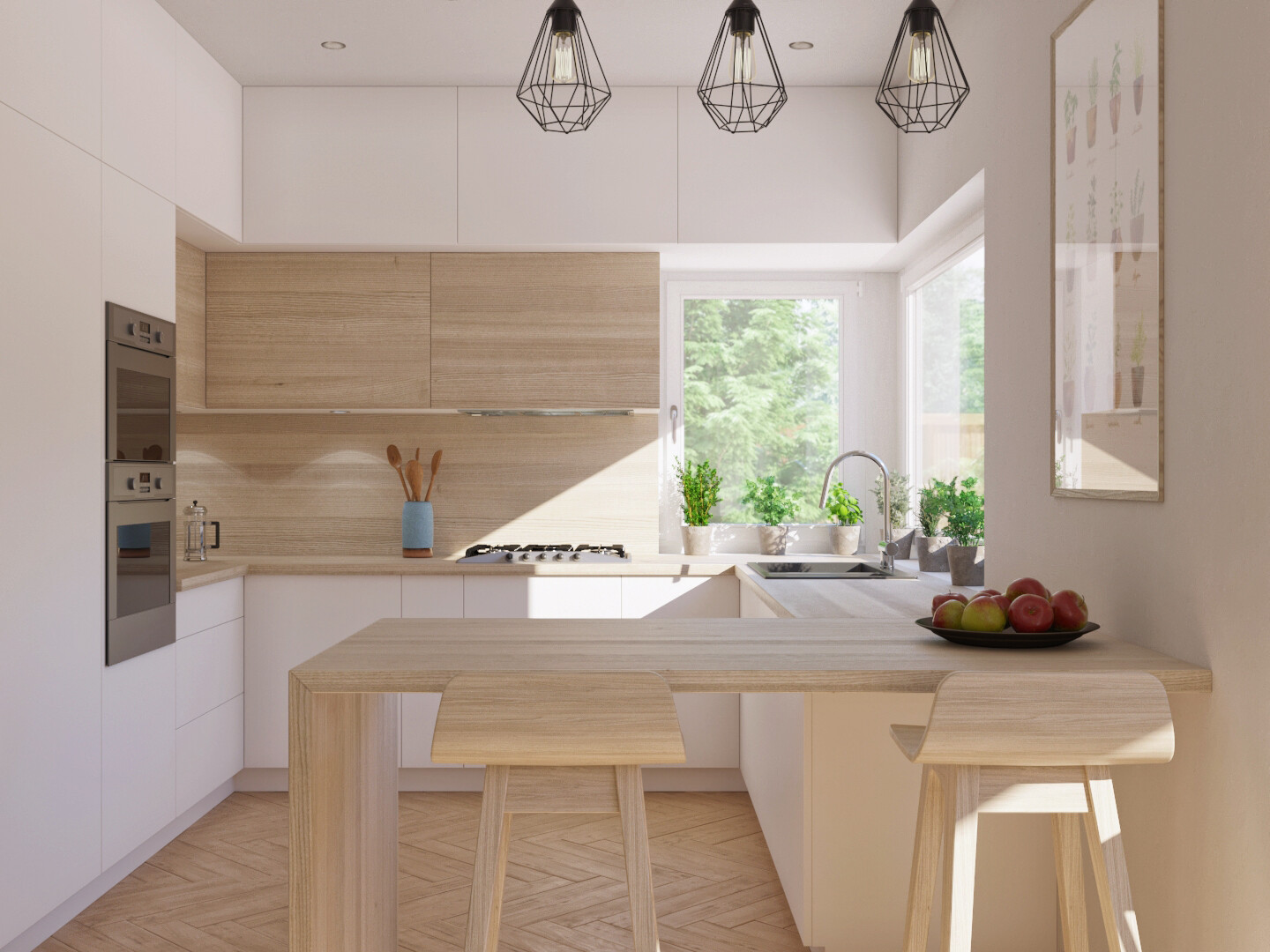Artstation Scandinavian Home Interior Kitchen Katalin Lux