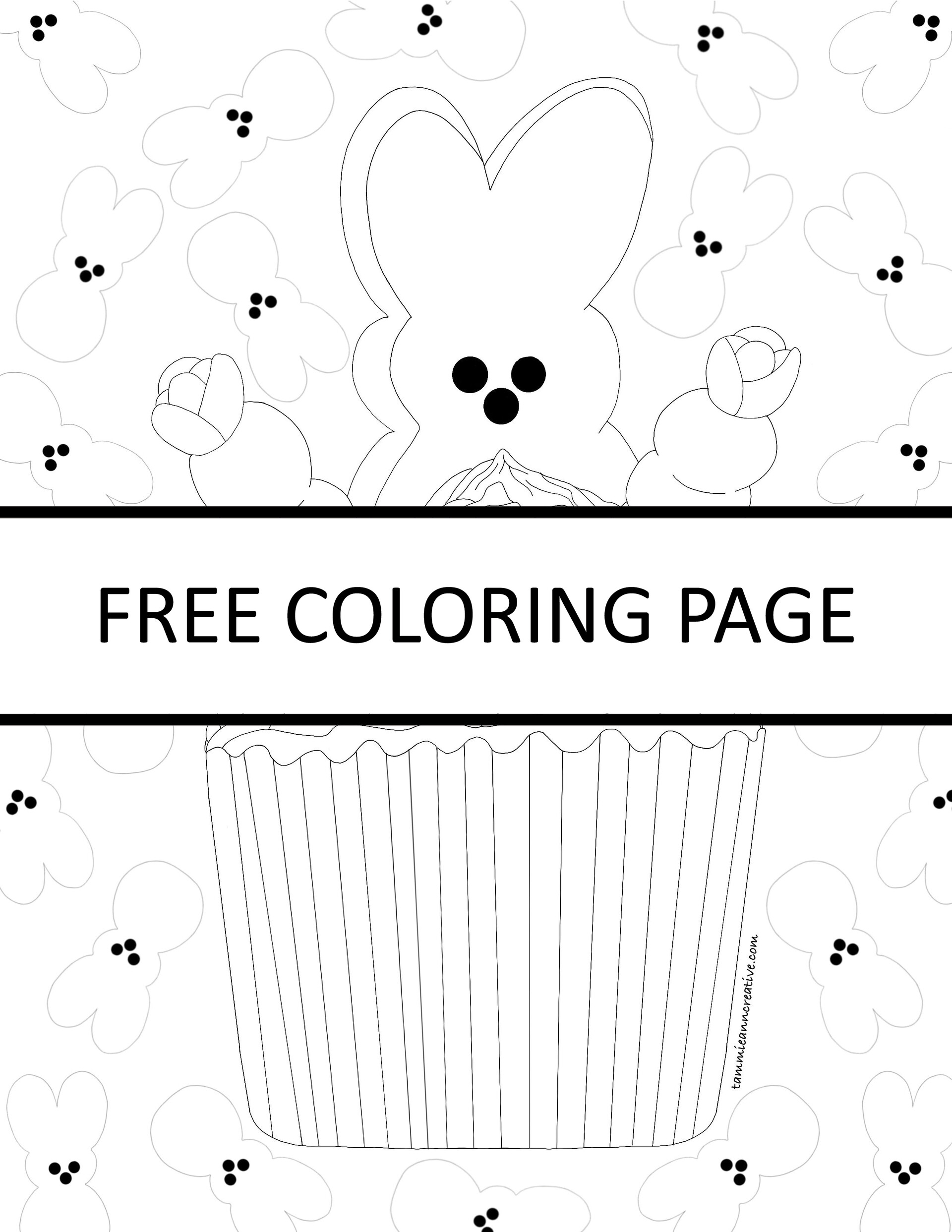 peeps candy coloring pages