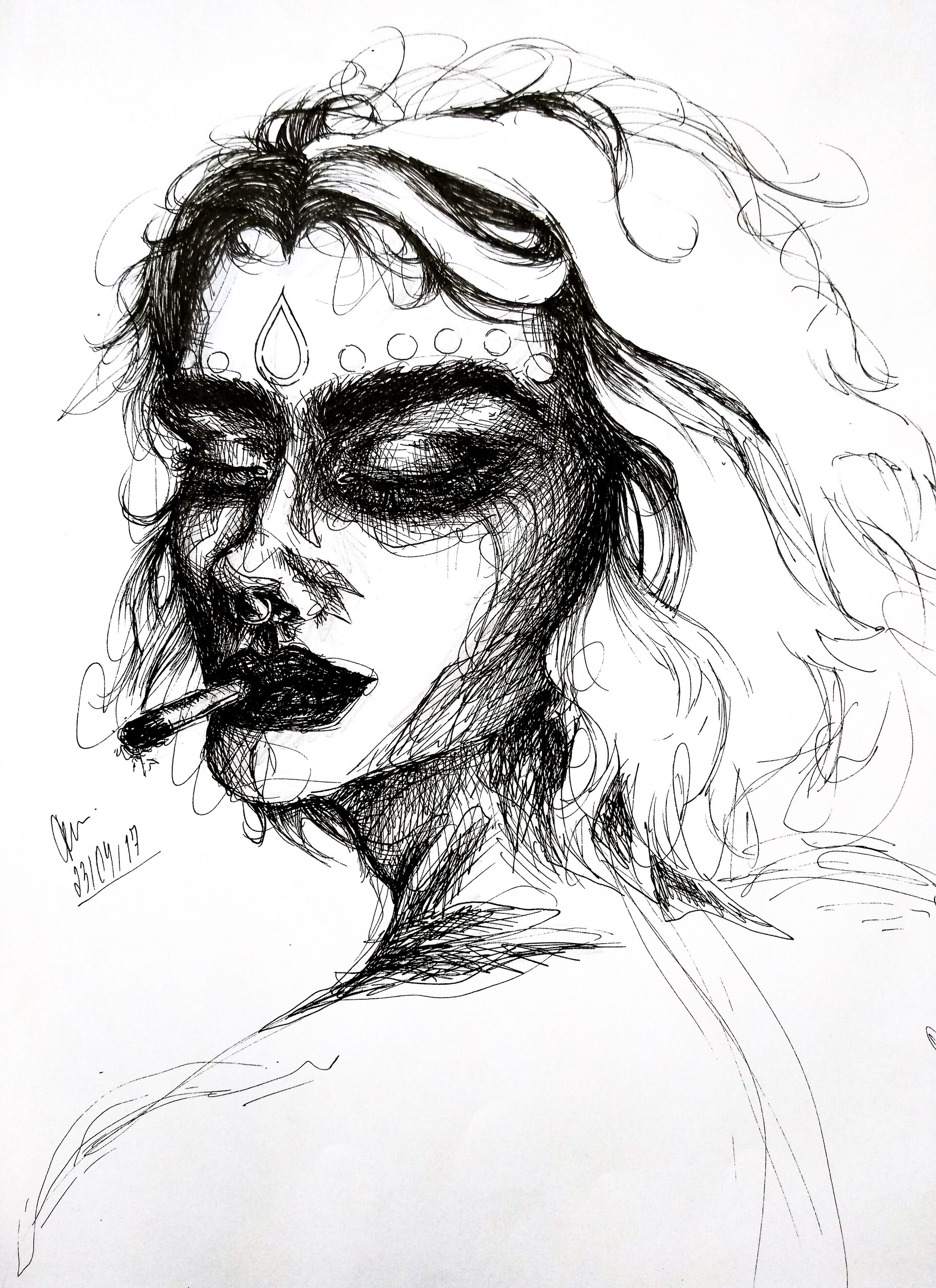 ArtStation - Cigarette woman