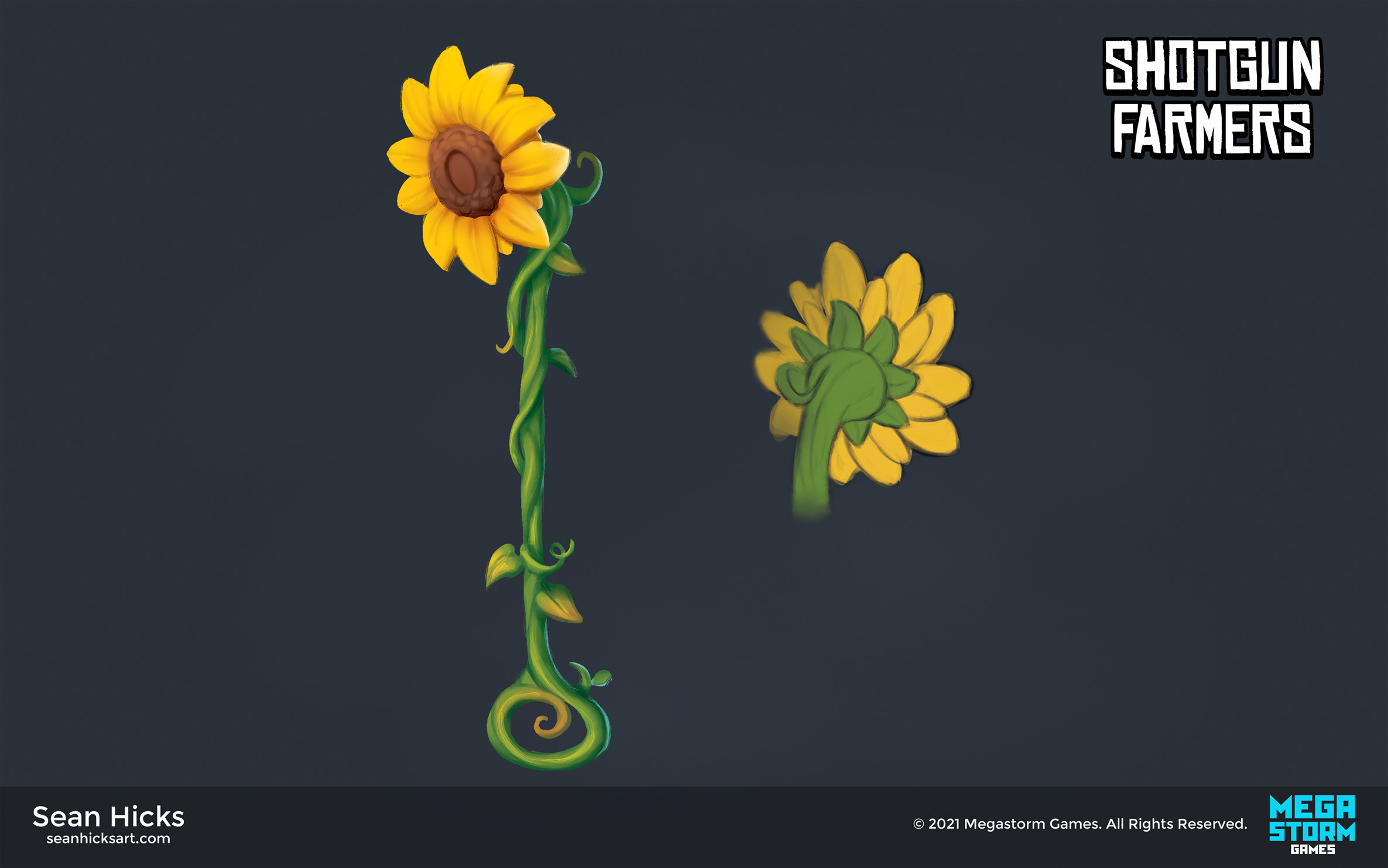 Sunflower themed skin for the shovel weapon. 