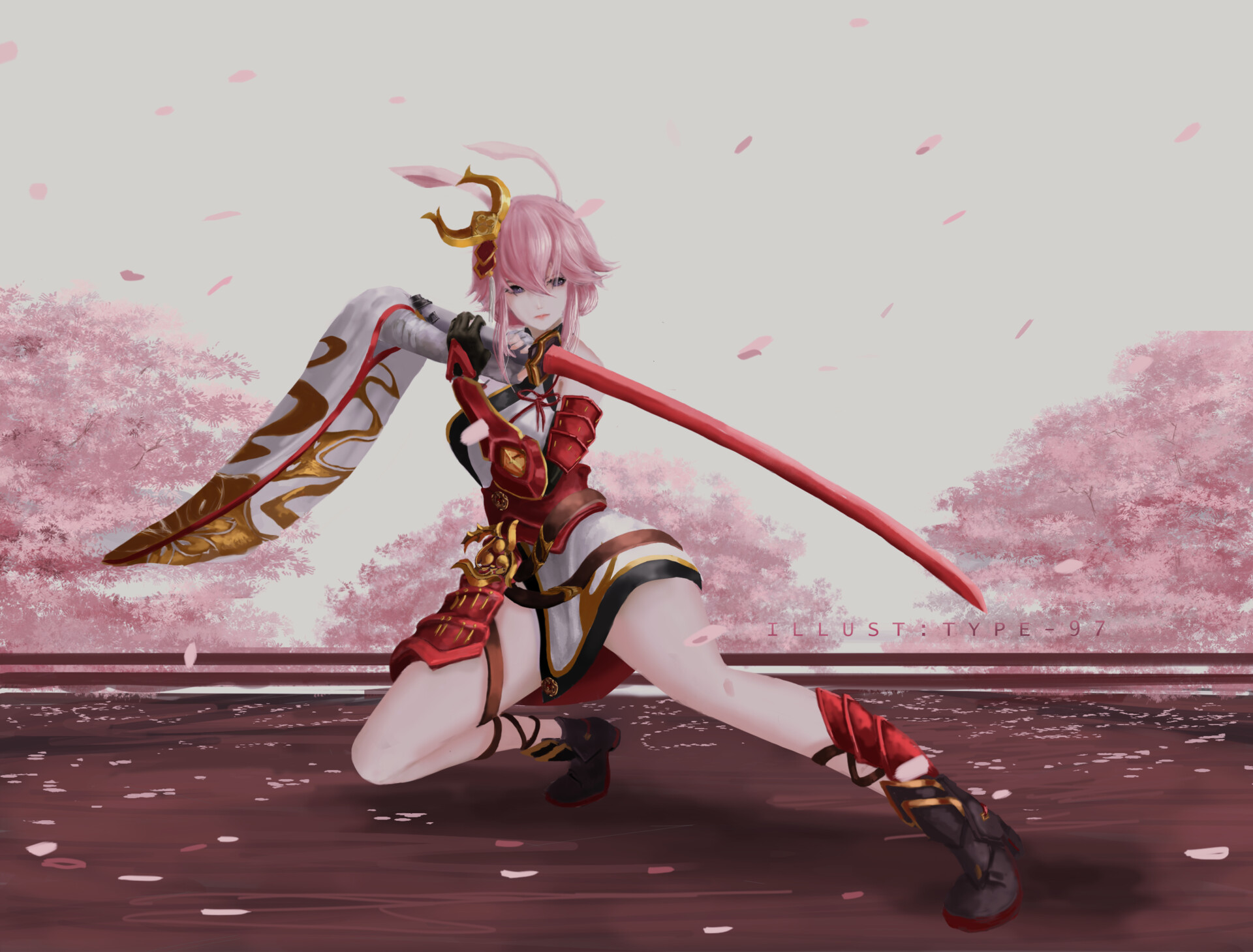 yae sakura flame sakitama figure