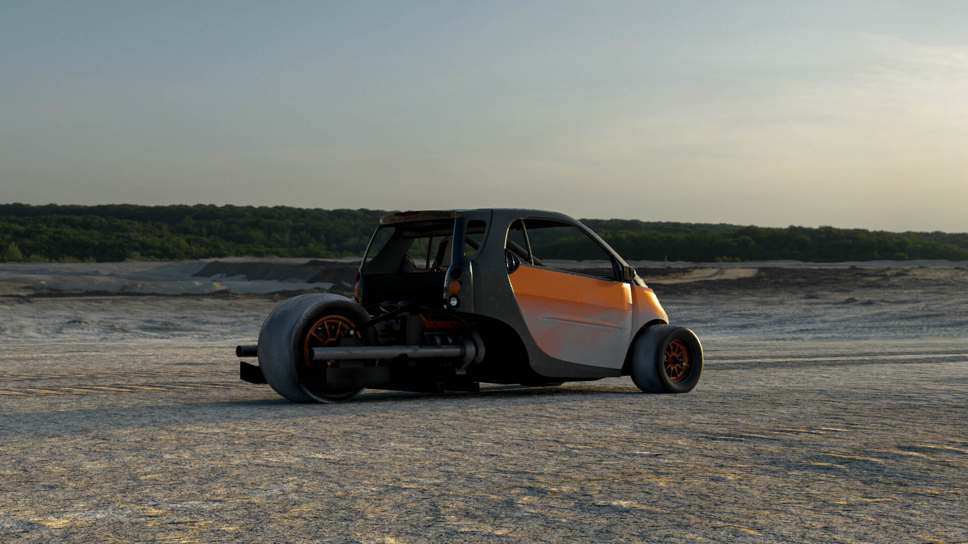Smart car best sale trike