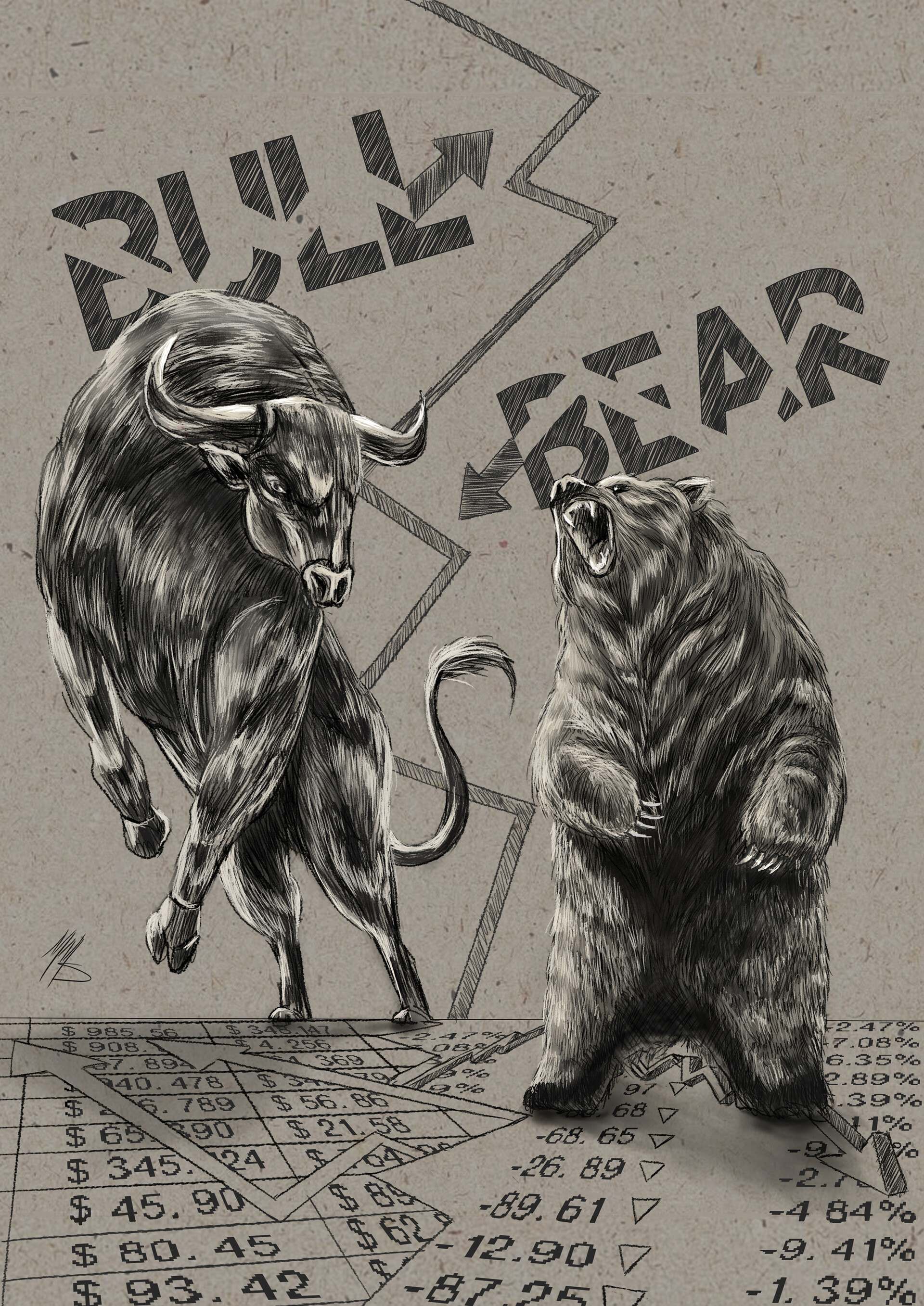 ArtStation - Bull e Bear