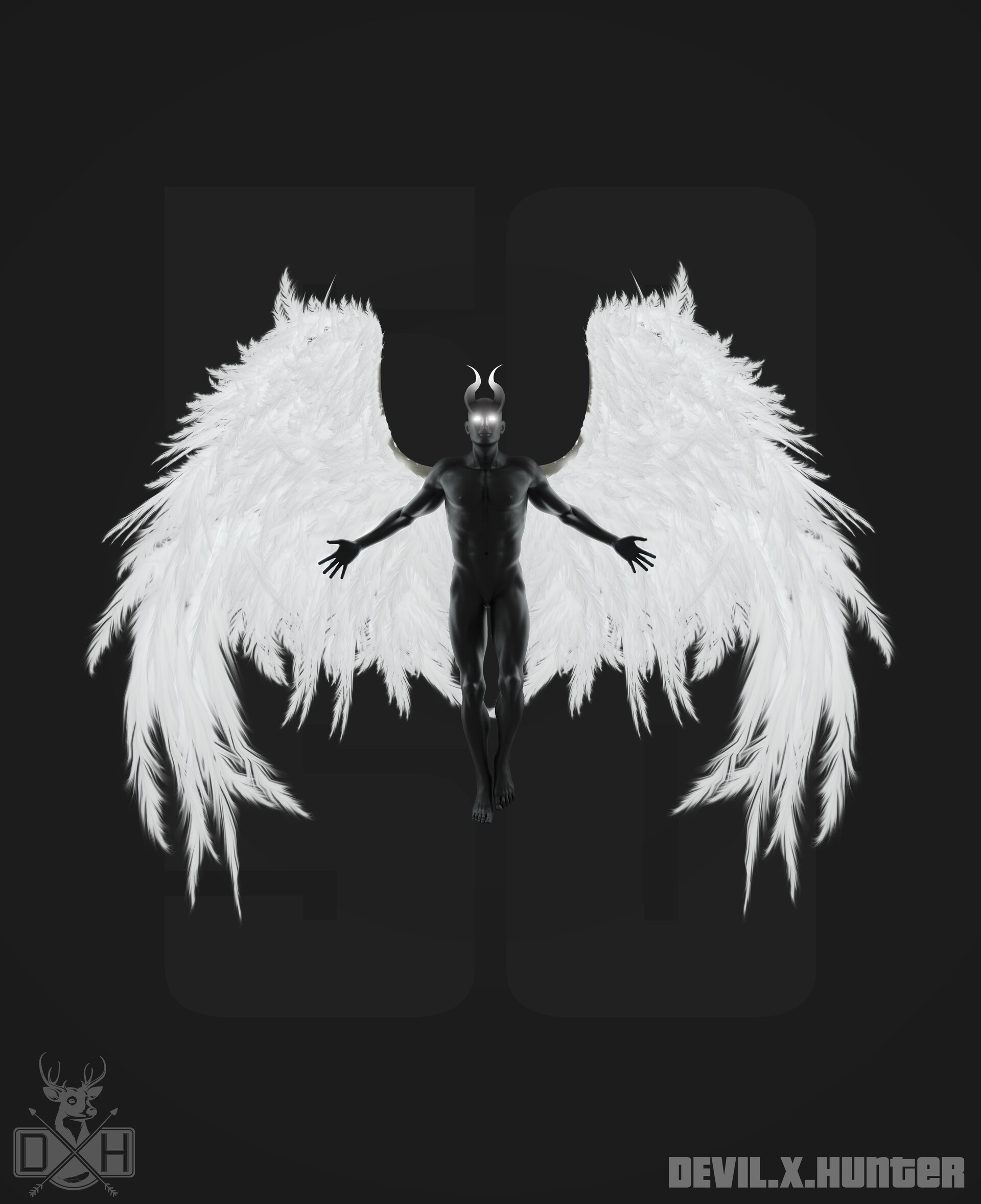 Fallen Angel (Half-Angel & Half-Devil x Devil)
