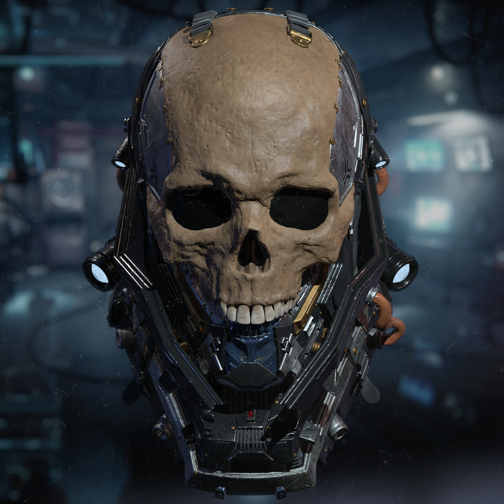 vælge Seraph Stræde ArtStation - Robot Skull