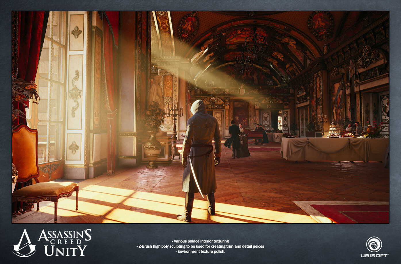 Tyler De Block Assassins Creed Unity Palais du Luxembourg Interior