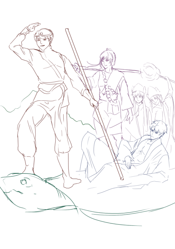 Artstation I Ve Become The Retired Sssss Grade Sun Wukong Dhiya Ulinnuha