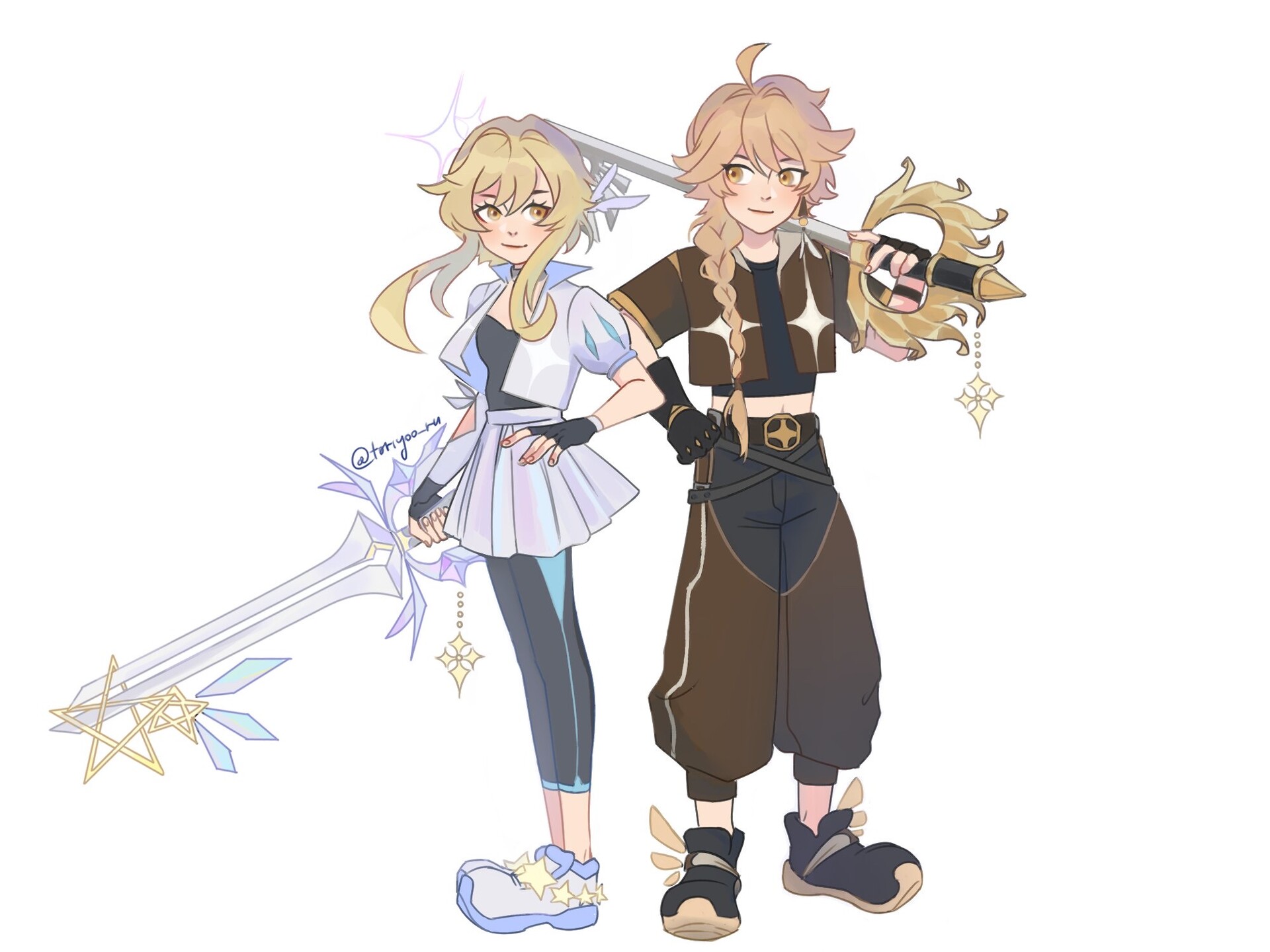 ArtStation GENSHIN x KINGDOM HEARTS