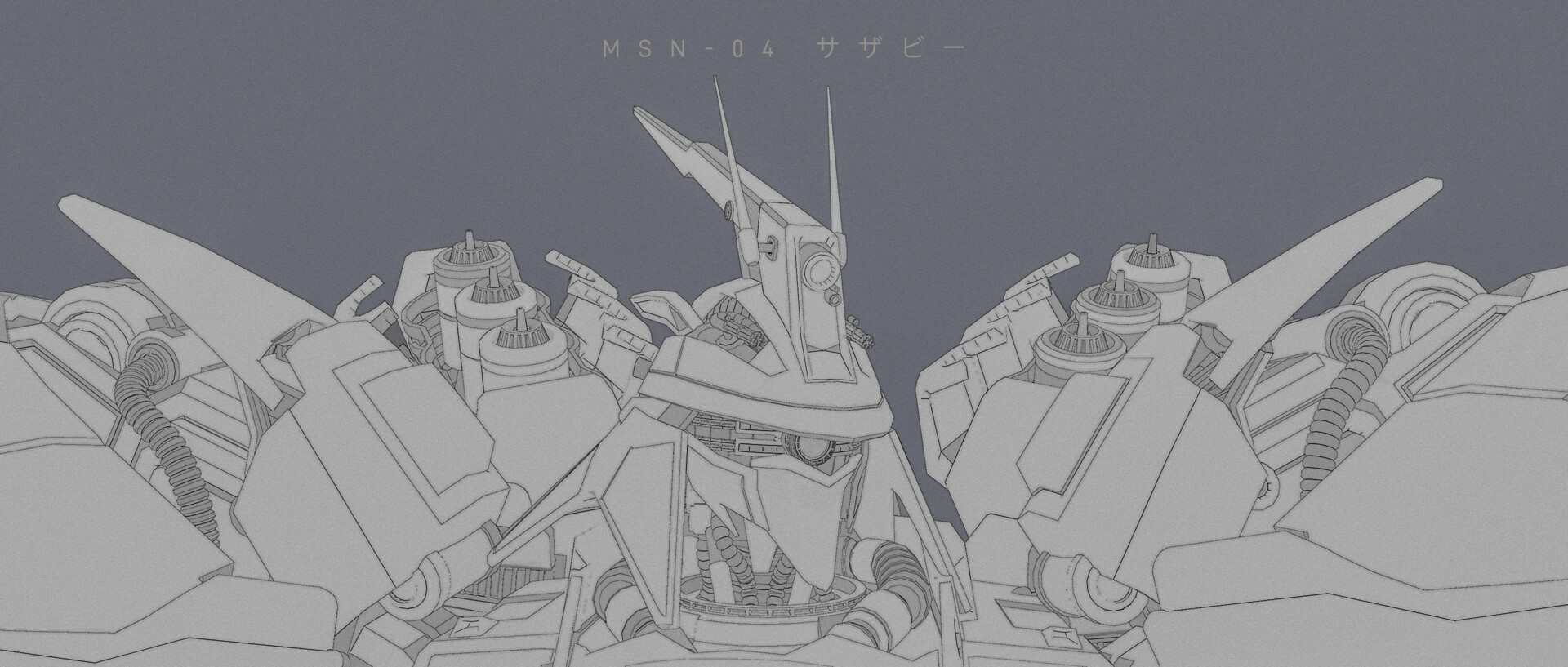 Artstation Msn 04 Sazabi