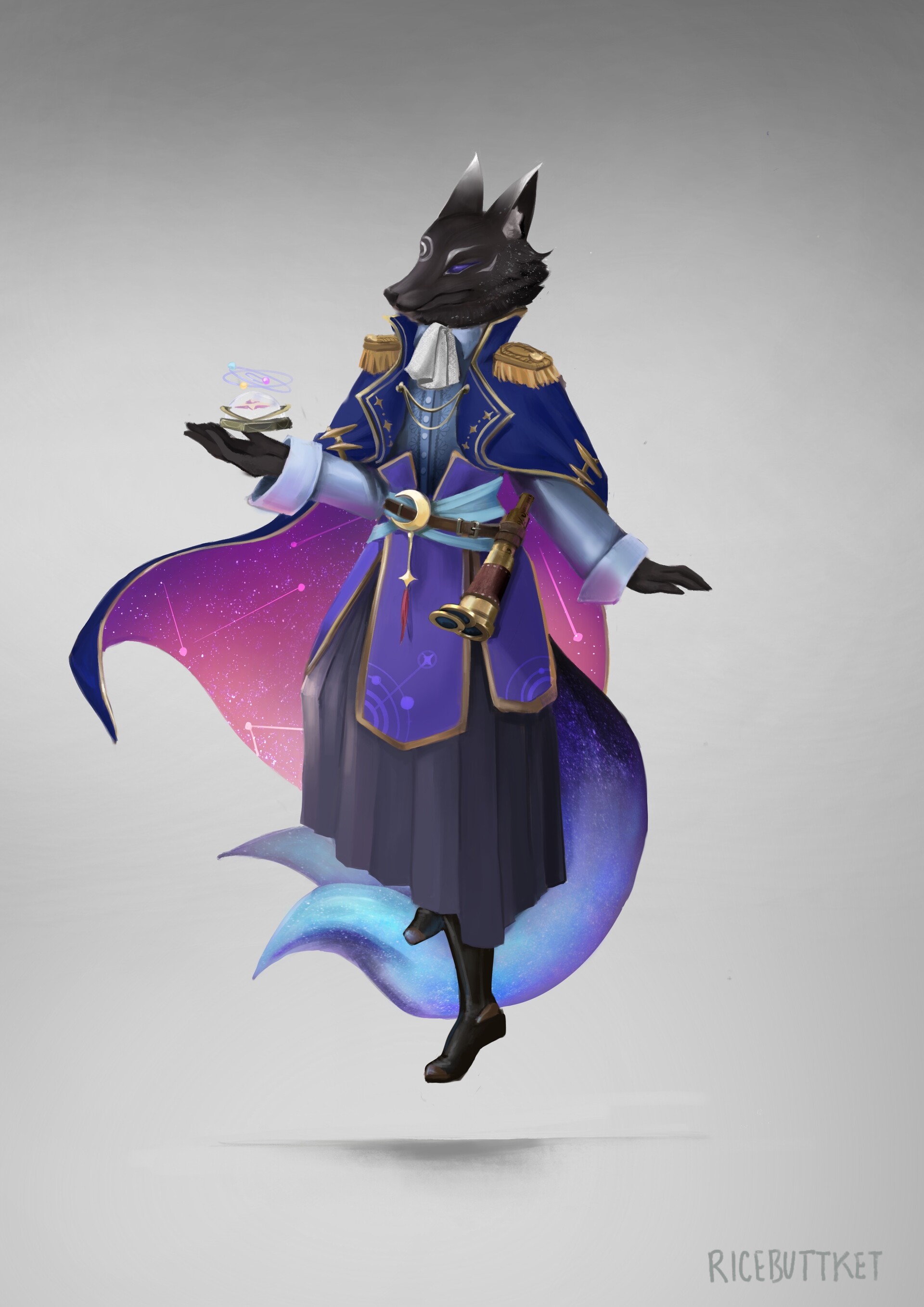 ArtStation Kitsune Cosmic Navigator