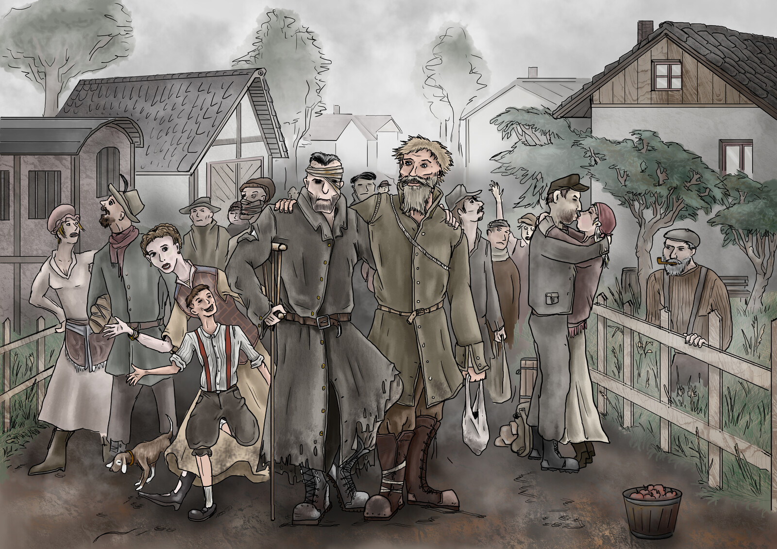 German war returnees from WW1