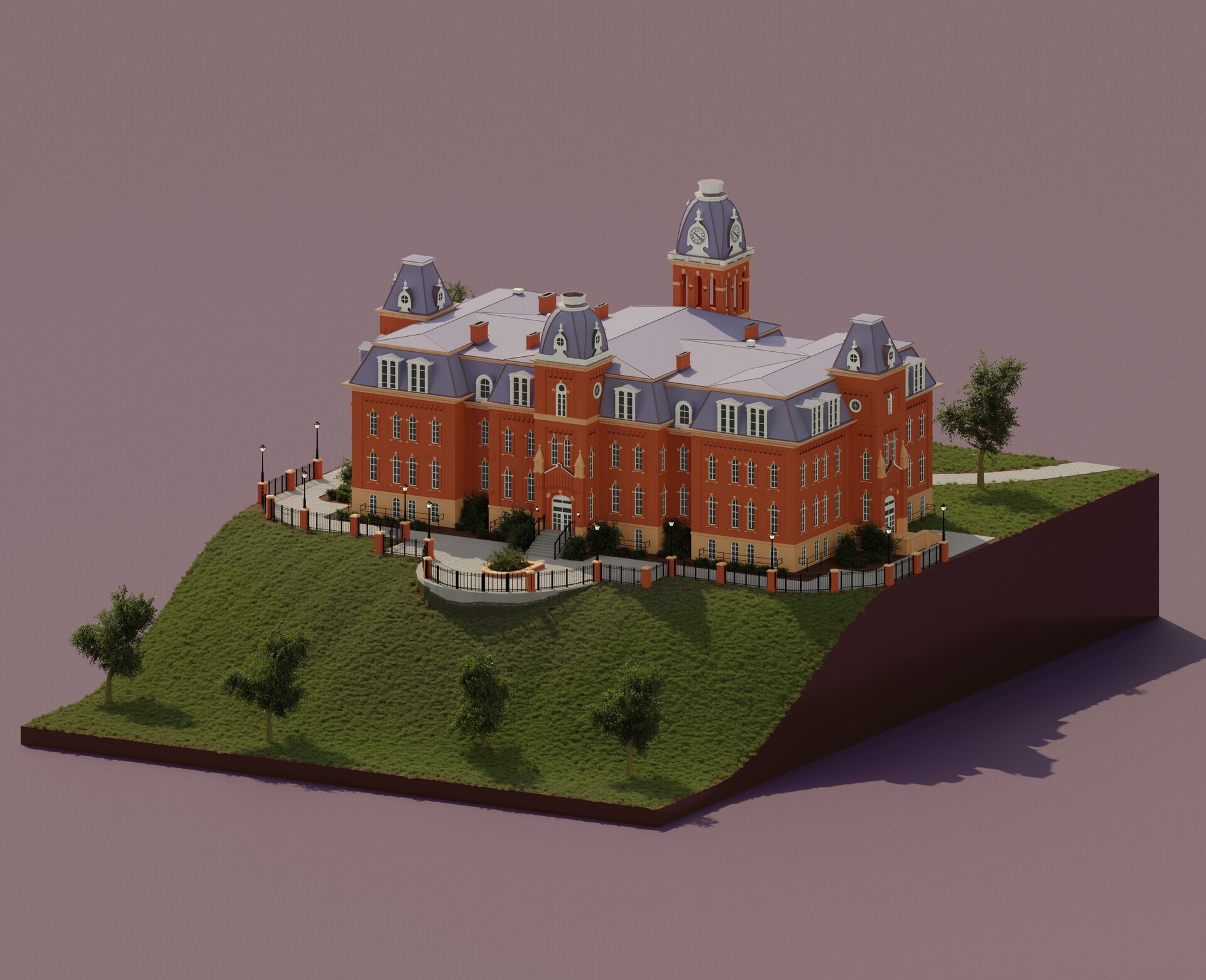 ArtStation WVU Woodburn Hall