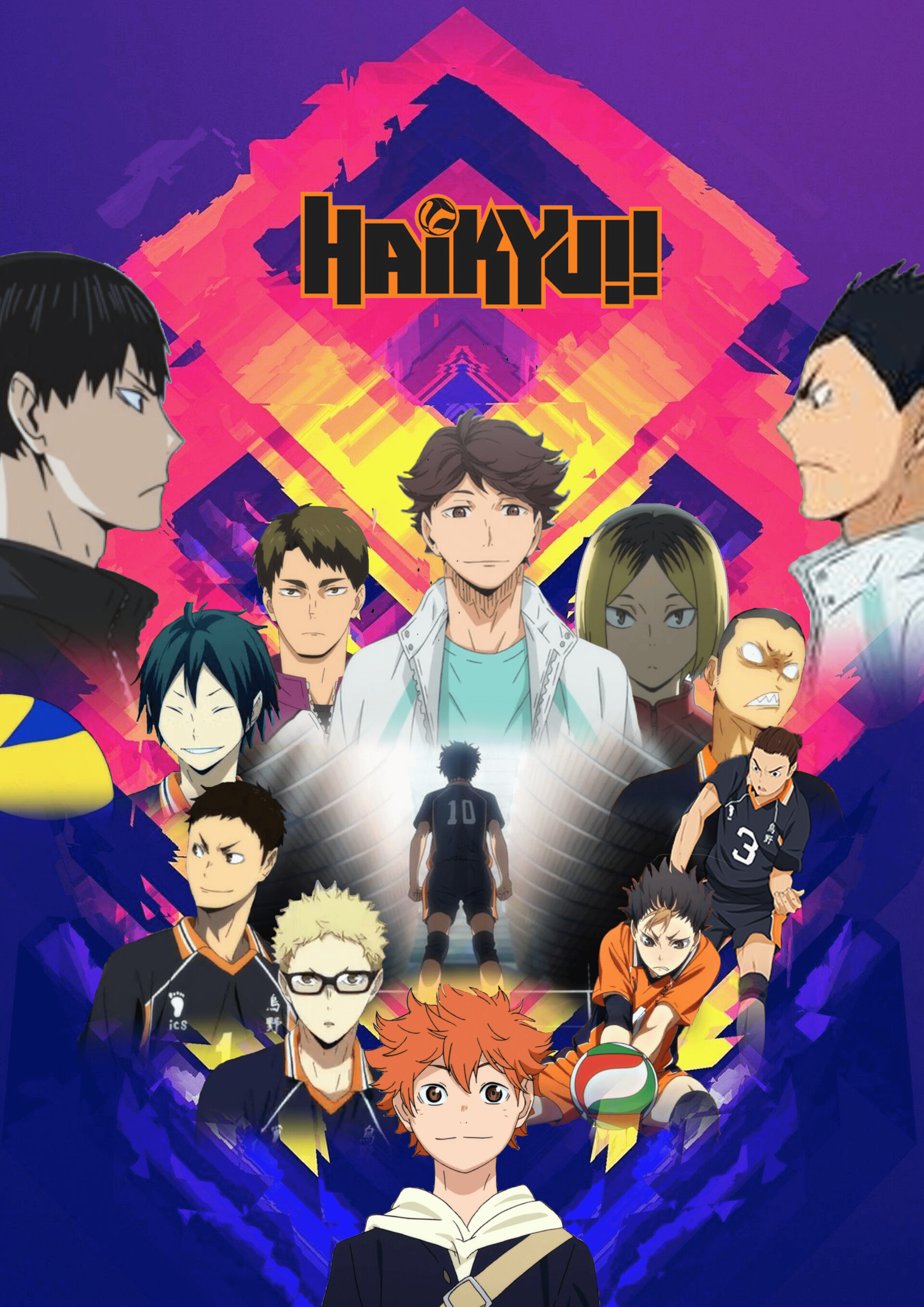 ArtStation - Haikyu anime poster